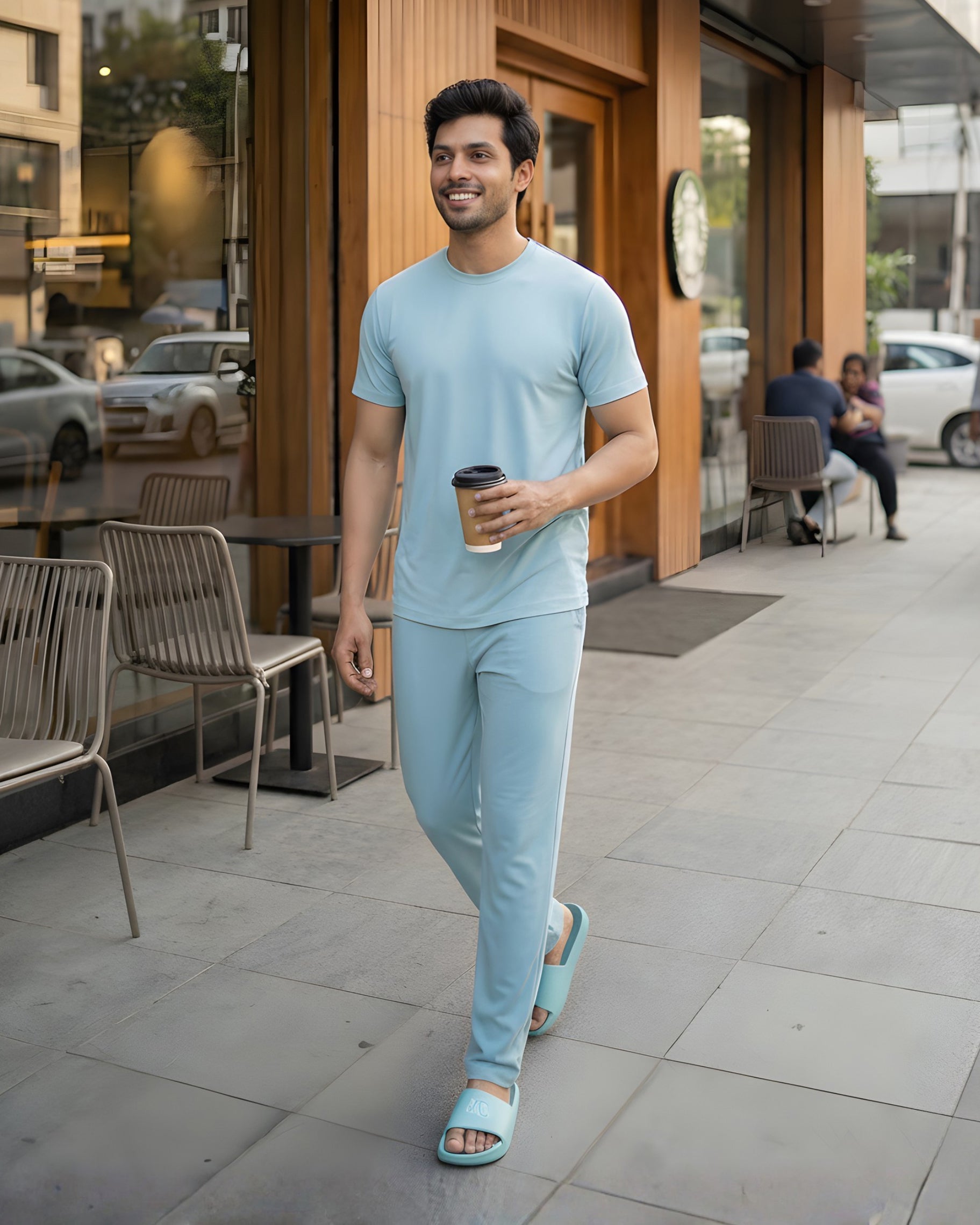 Cosmo T-Shirt + Pant (Nile Blue)
