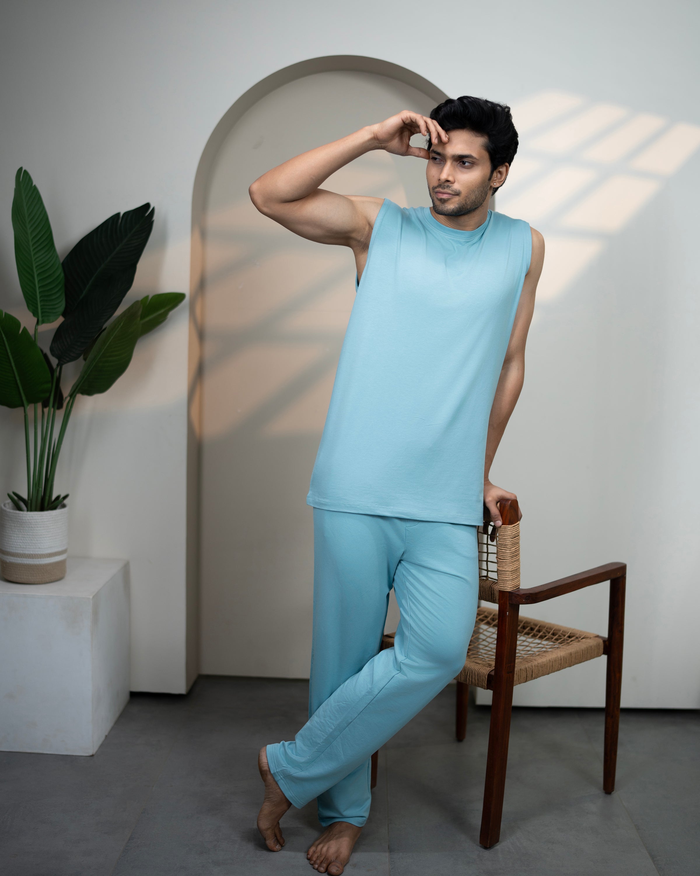 Urbanite Bamboo Pant  (Nile Blue)
