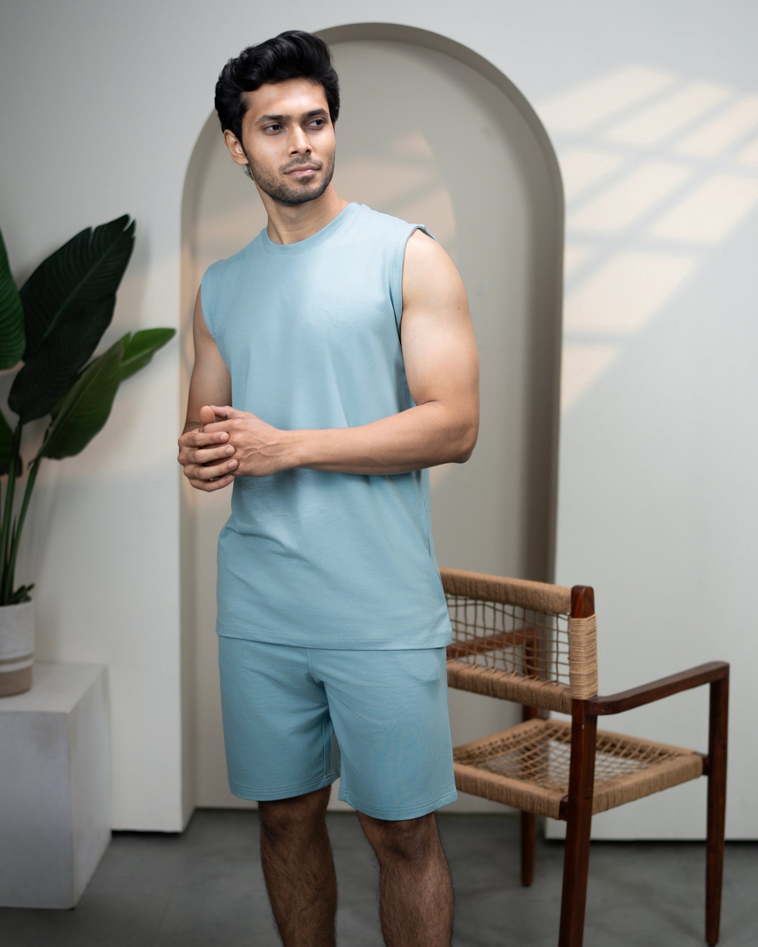 AirKnit Bamboo Tee (Nile Blue)