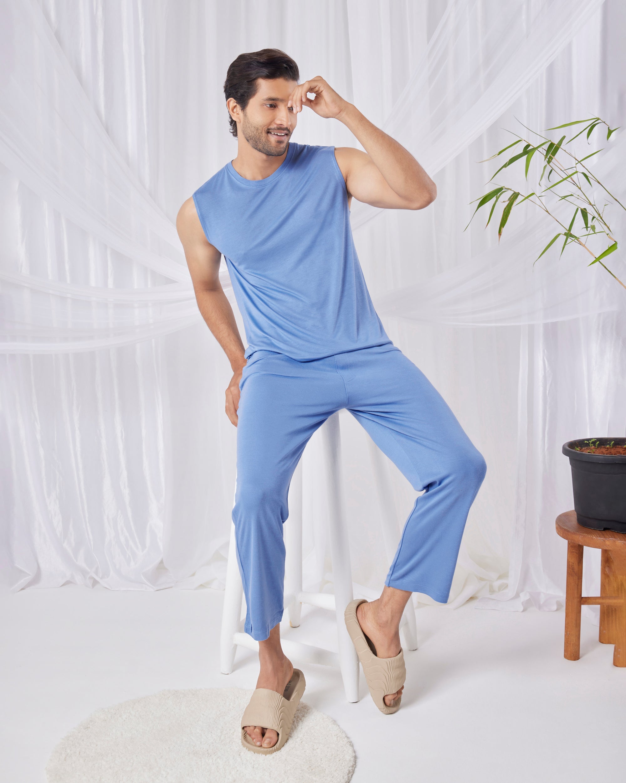 AirKnit Tee + Pant (Serene Blue)