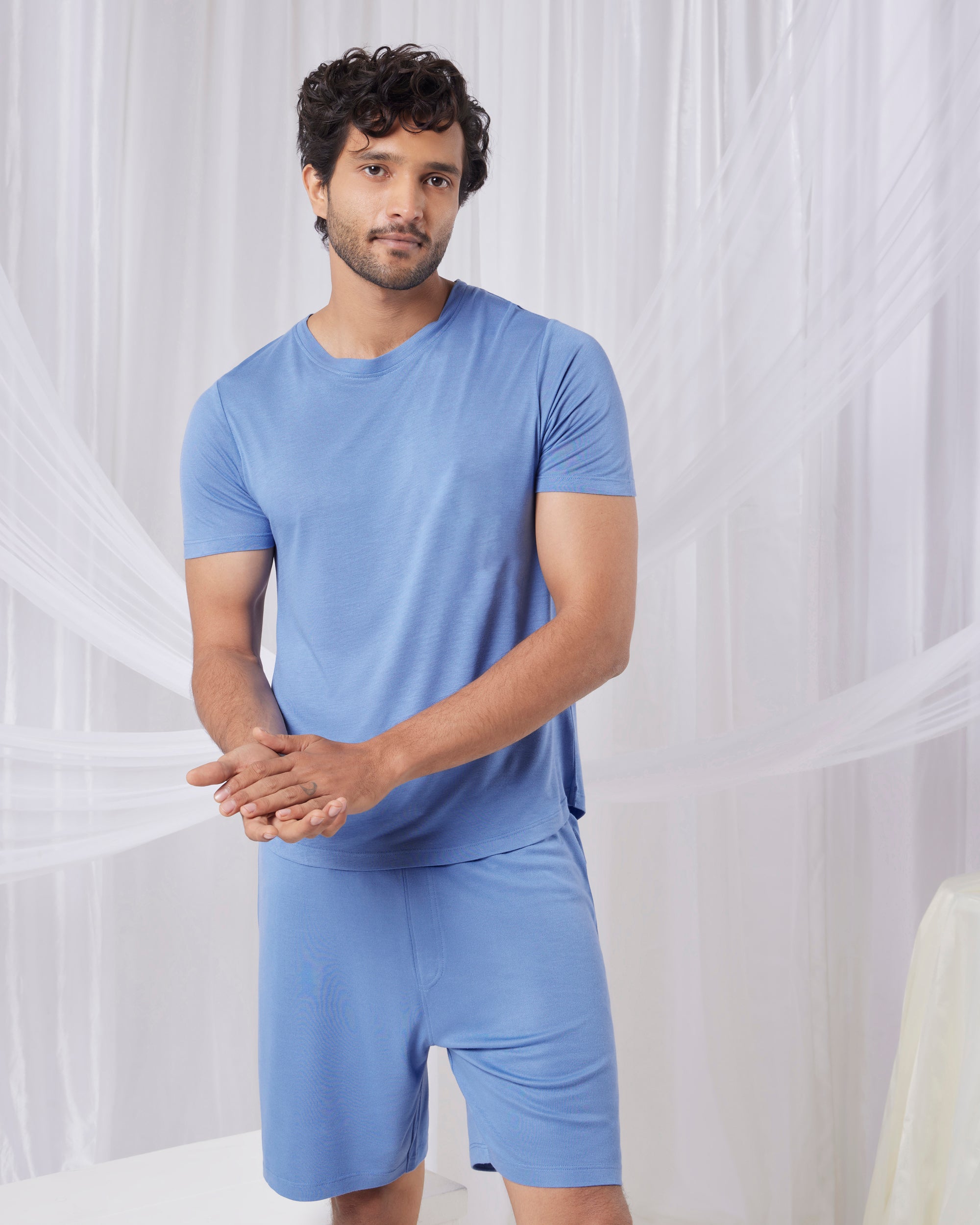Cosmo T-Shirt + Shorts (Serene Blue)
