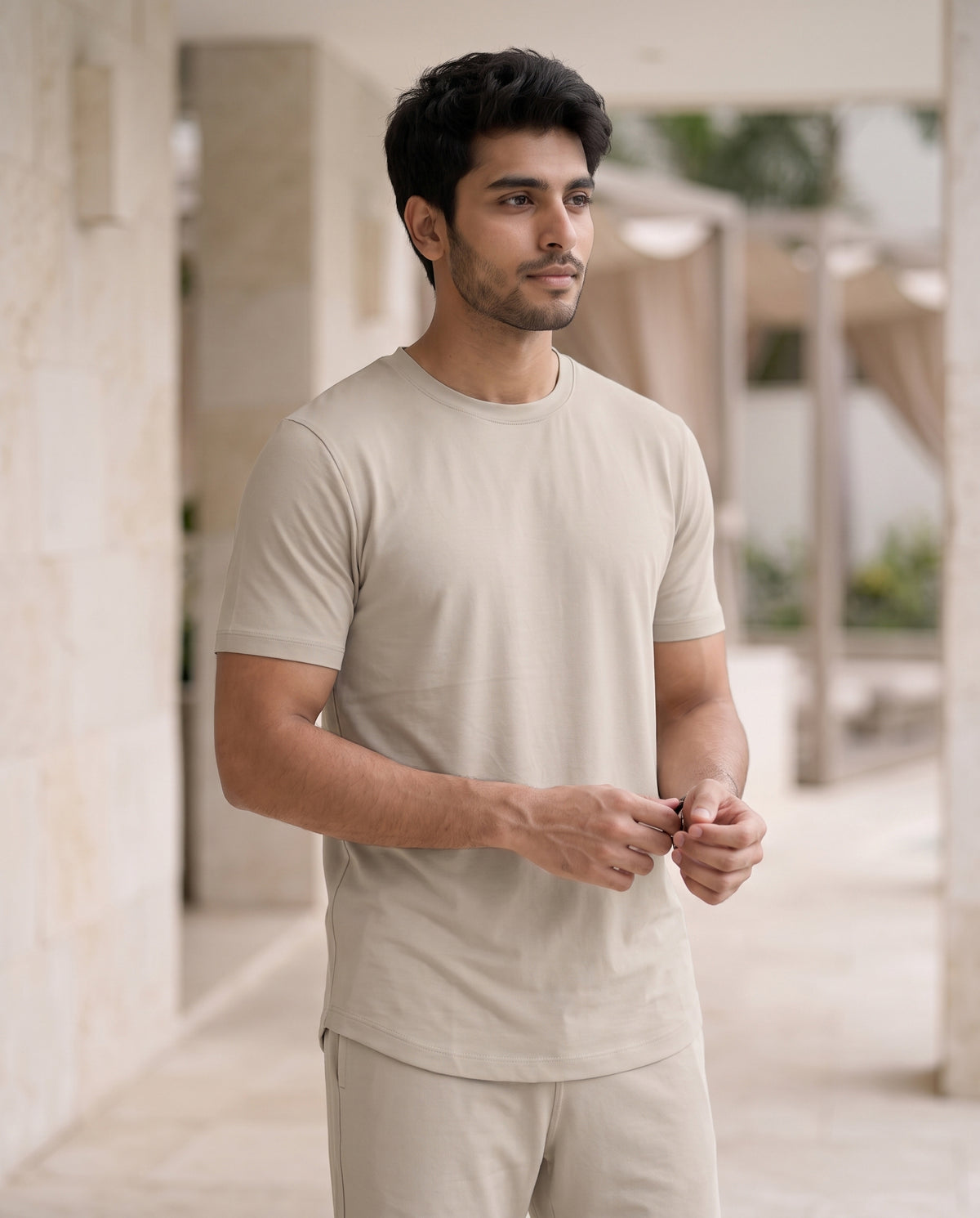 Cosmo T-Shirt + Shorts (Pure Cashmere)
