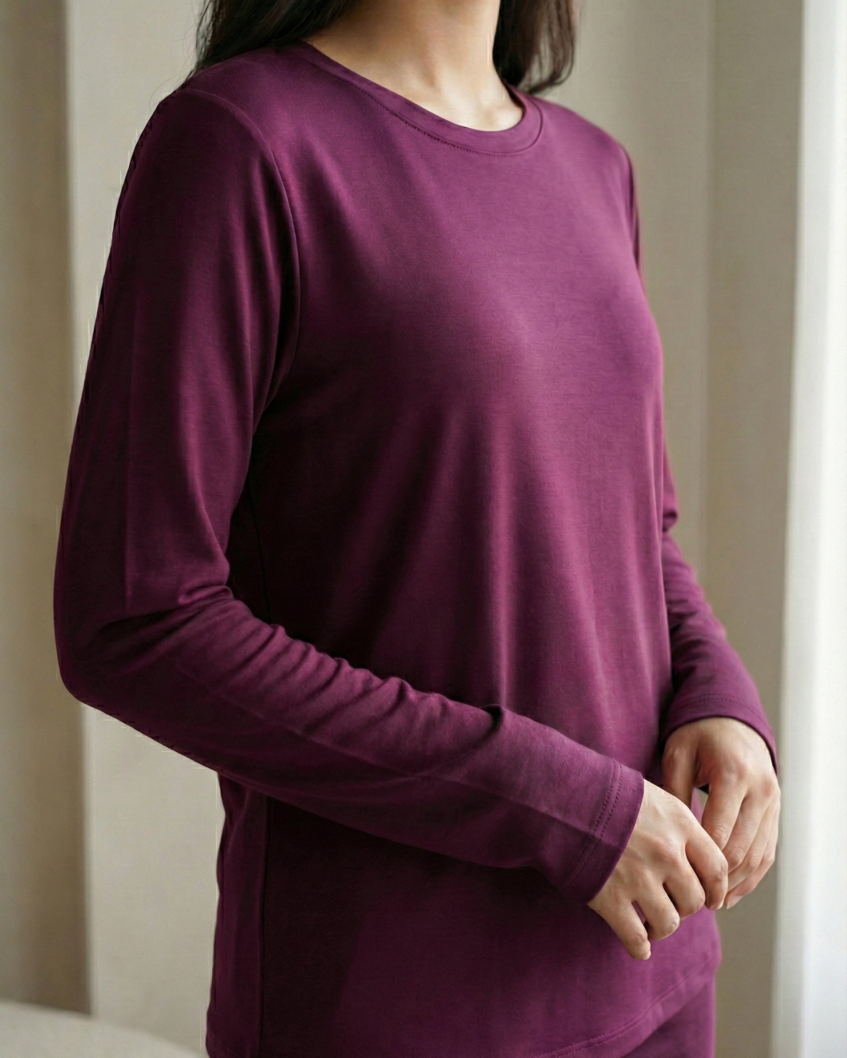 Estelle T-Shirt + Pant (Purple Plum)