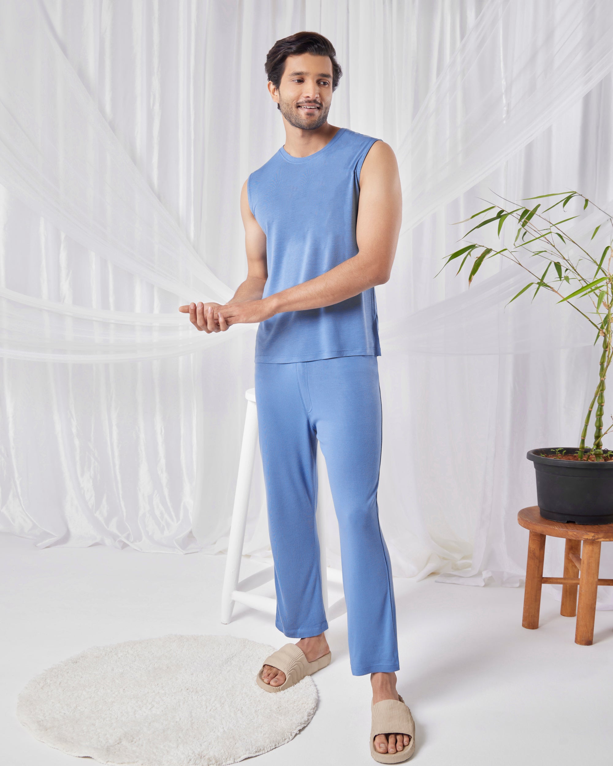 AirKnit Tee + Pant (Serene Blue)