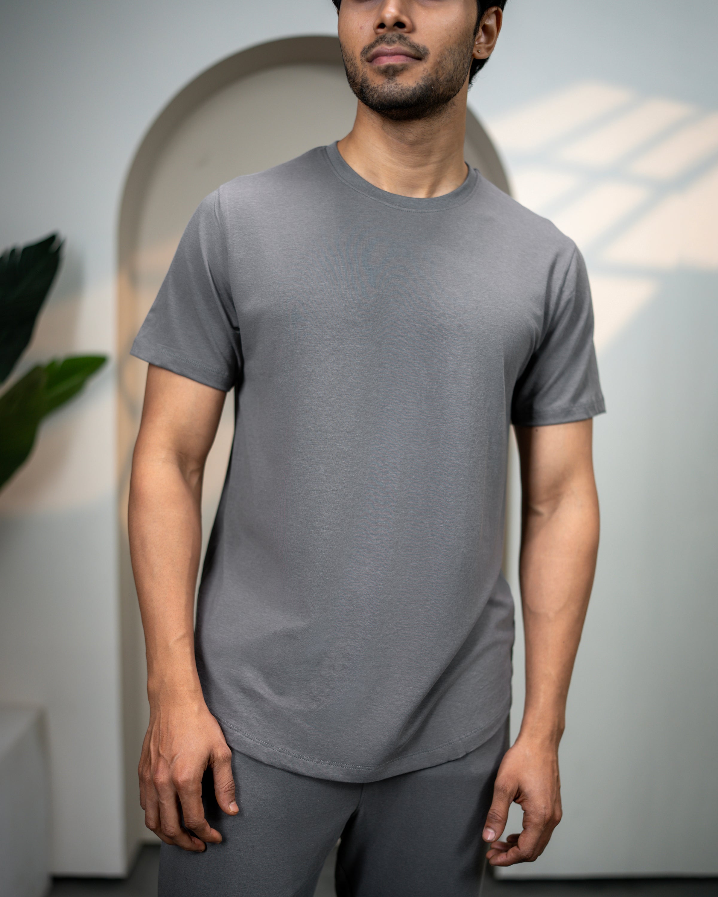 Cosmo Bamboo T-shirt  (Stone Grey)