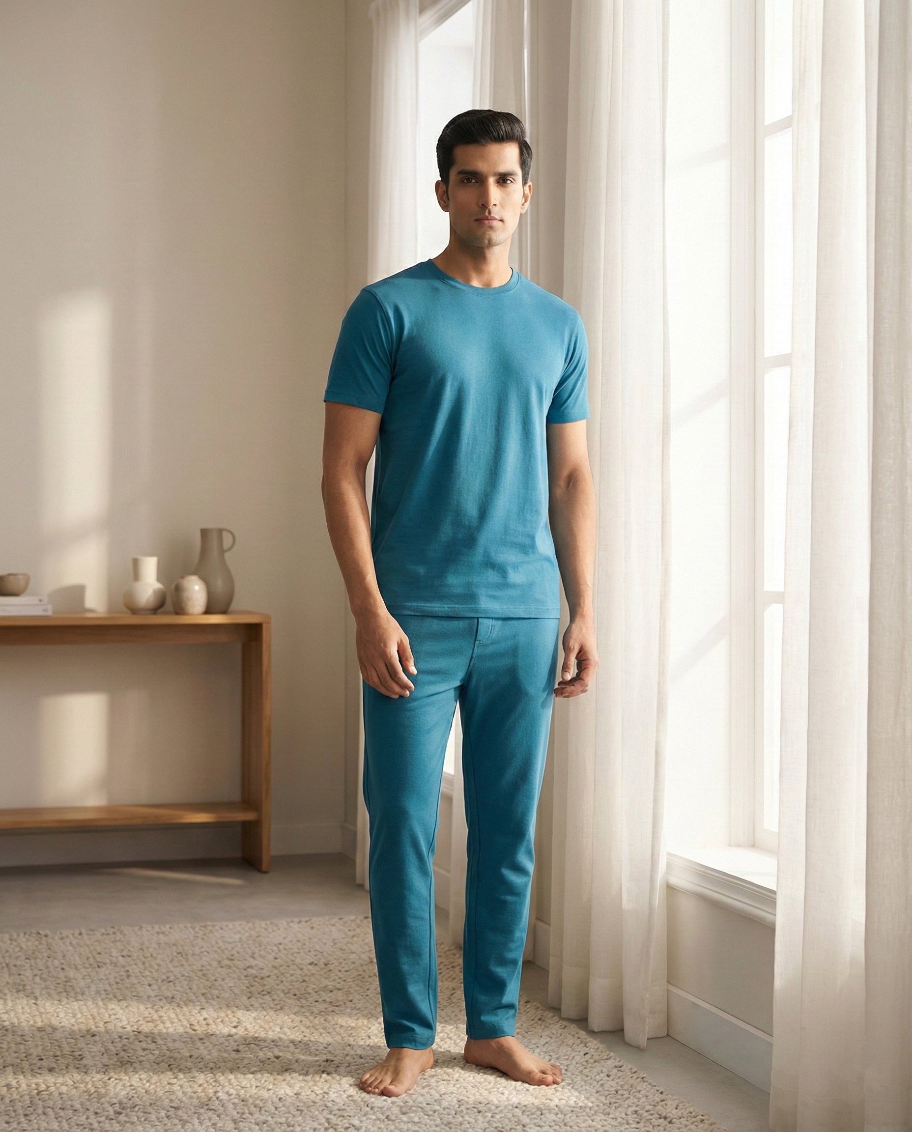 Urbanite Bamboo Pant (Teal Blue)