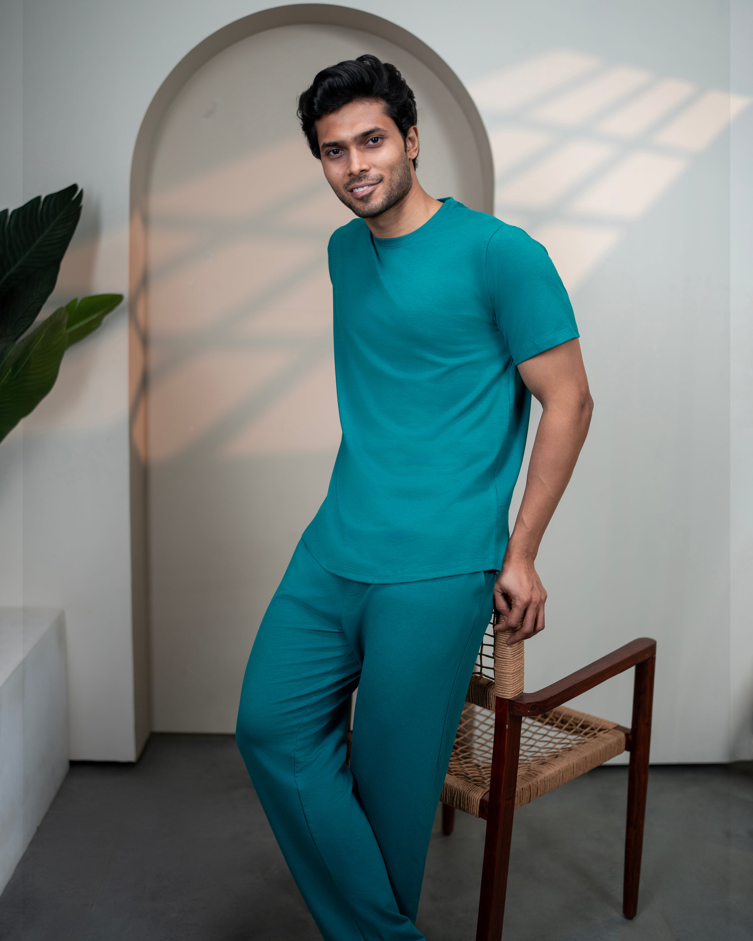 Cosmo Bamboo T-shirt  (Teal Green)