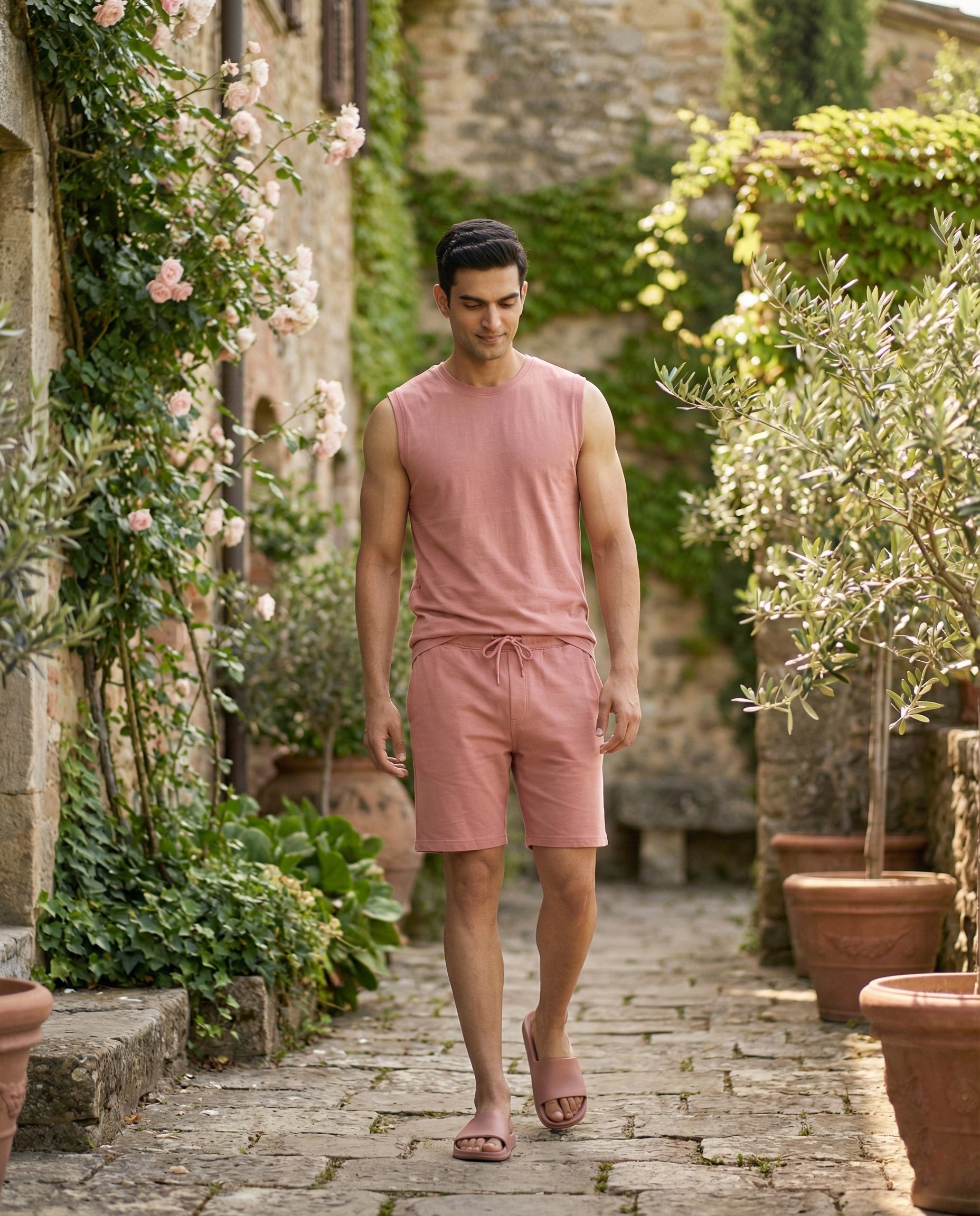 AirKnit Tee + Shorts (Terracotta)