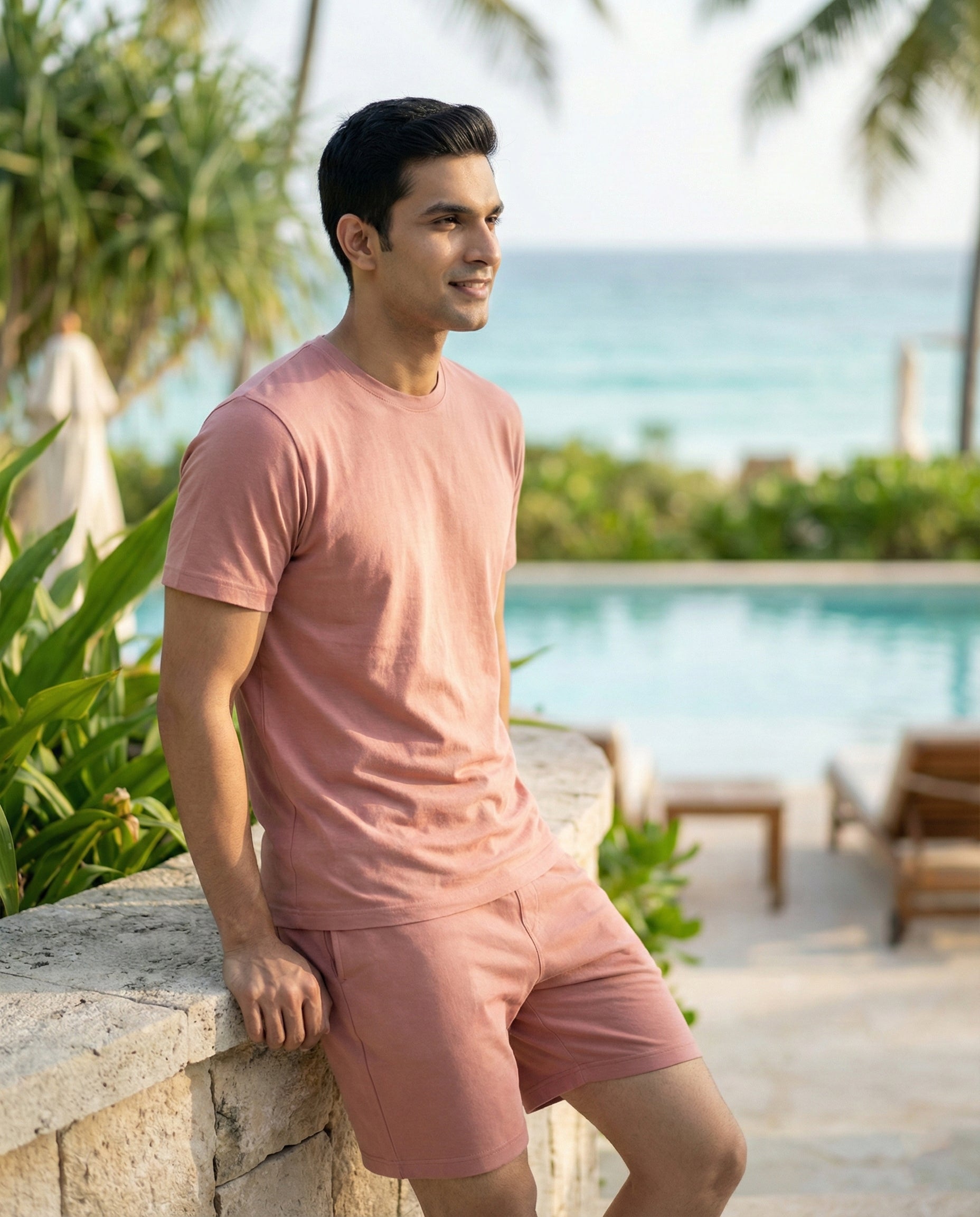 Hushy Bamboo Shorts (Terracotta)