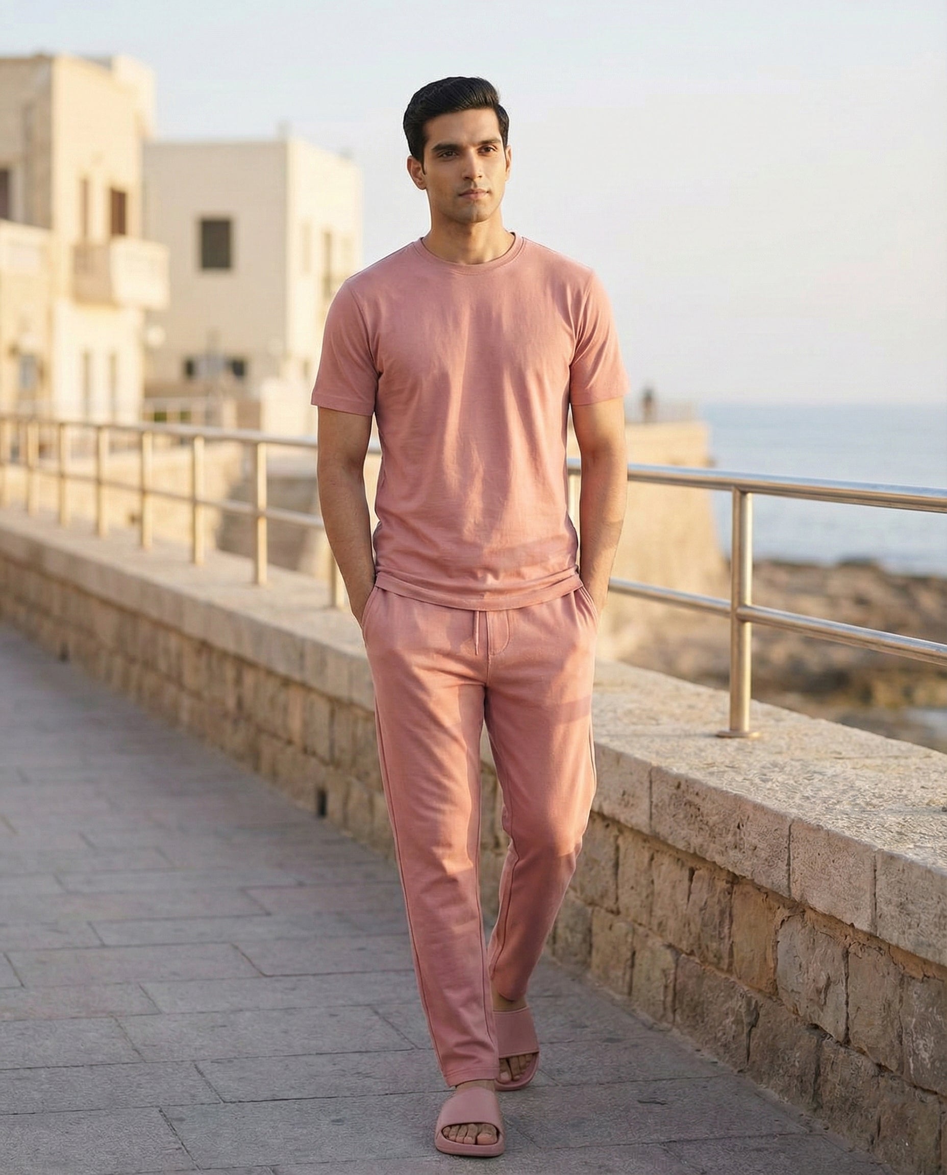 Cosmo T-Shirt + Pant (Terracotta)