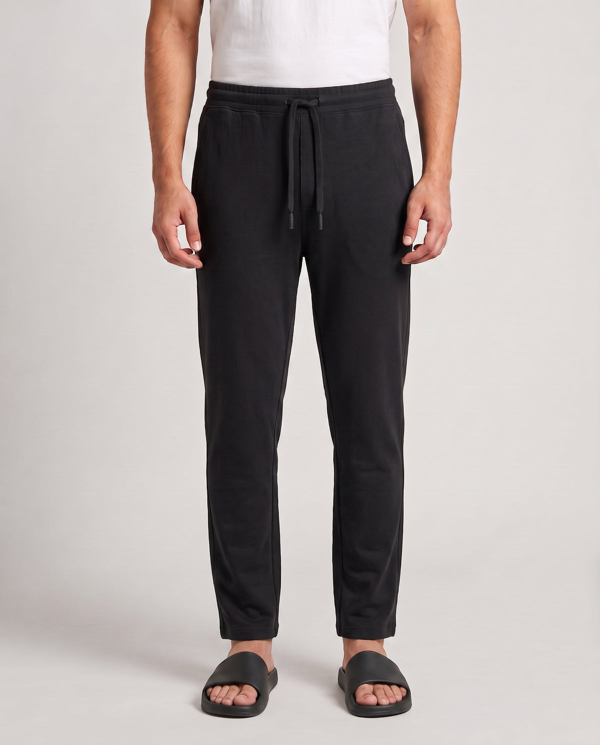 Men's True Black Urbanite pant from Softsleep, designed with soft bamboo cotton for a relaxed fit and comfortable everyday loungewear.