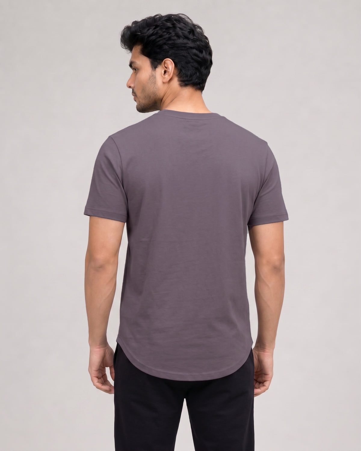 A Twilight Cosmo half sleeve tee for men by Softsleep, made from bamboo cotton for a soft touch and easy everyday loungewear.