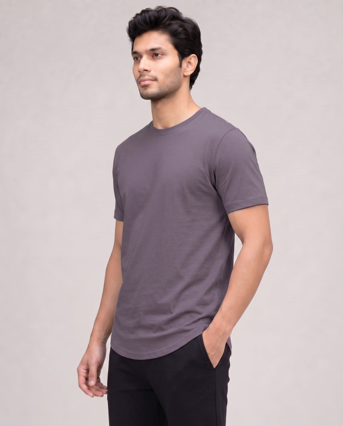 A men's Twilight Cosmo half sleeve tee from Softsleep, blending bamboo cotton softness with a lightweight feel for daily loungewear.