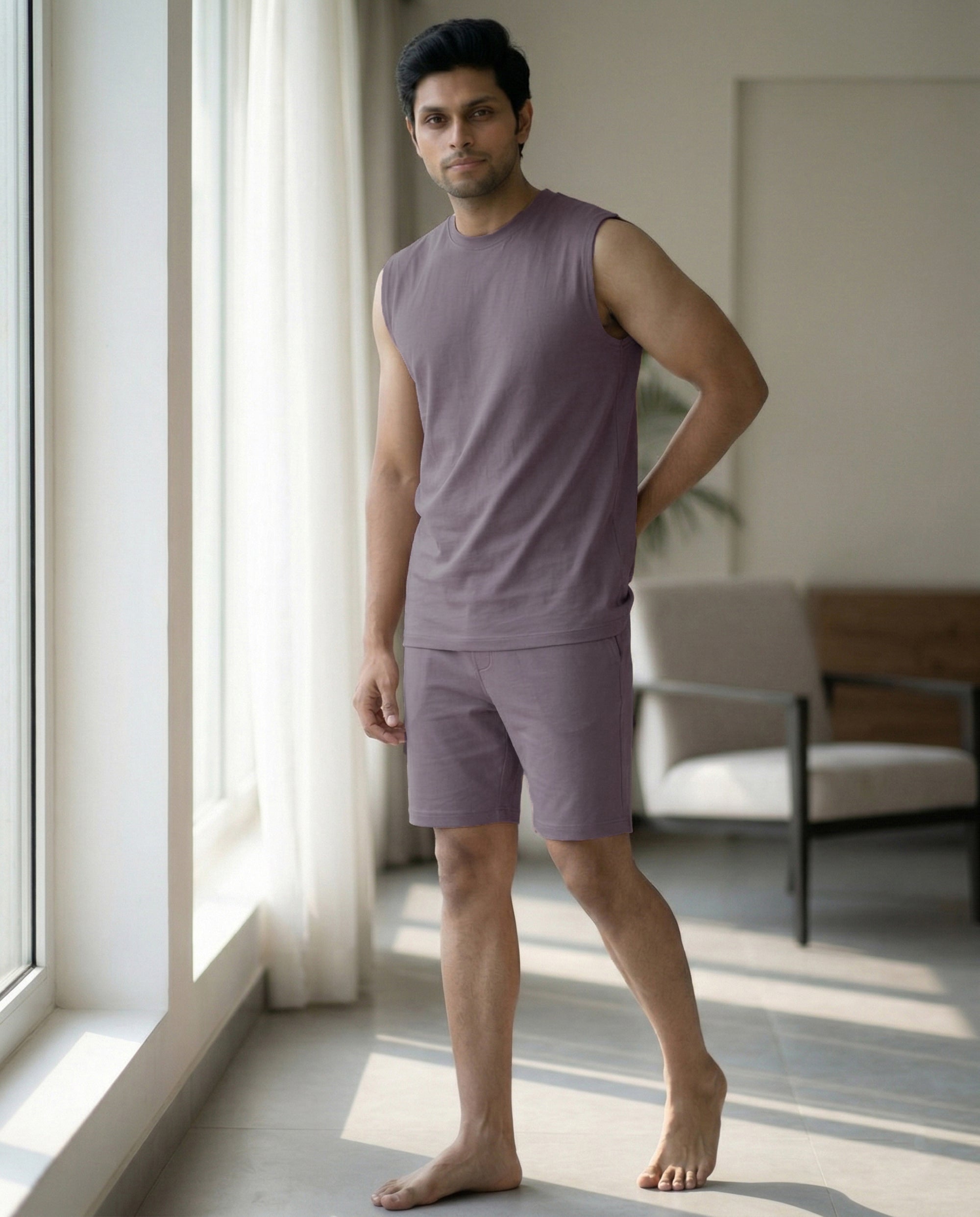 Hushy Bamboo Shorts (Twilight Sky)