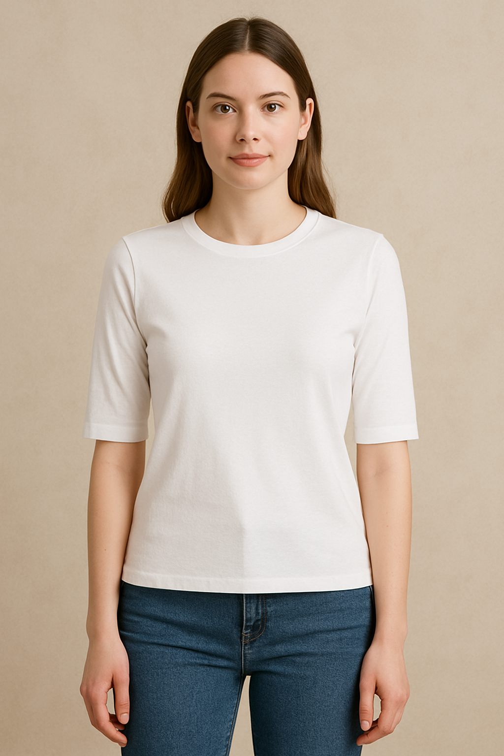 Ellene Cotton T-Shirt (White)