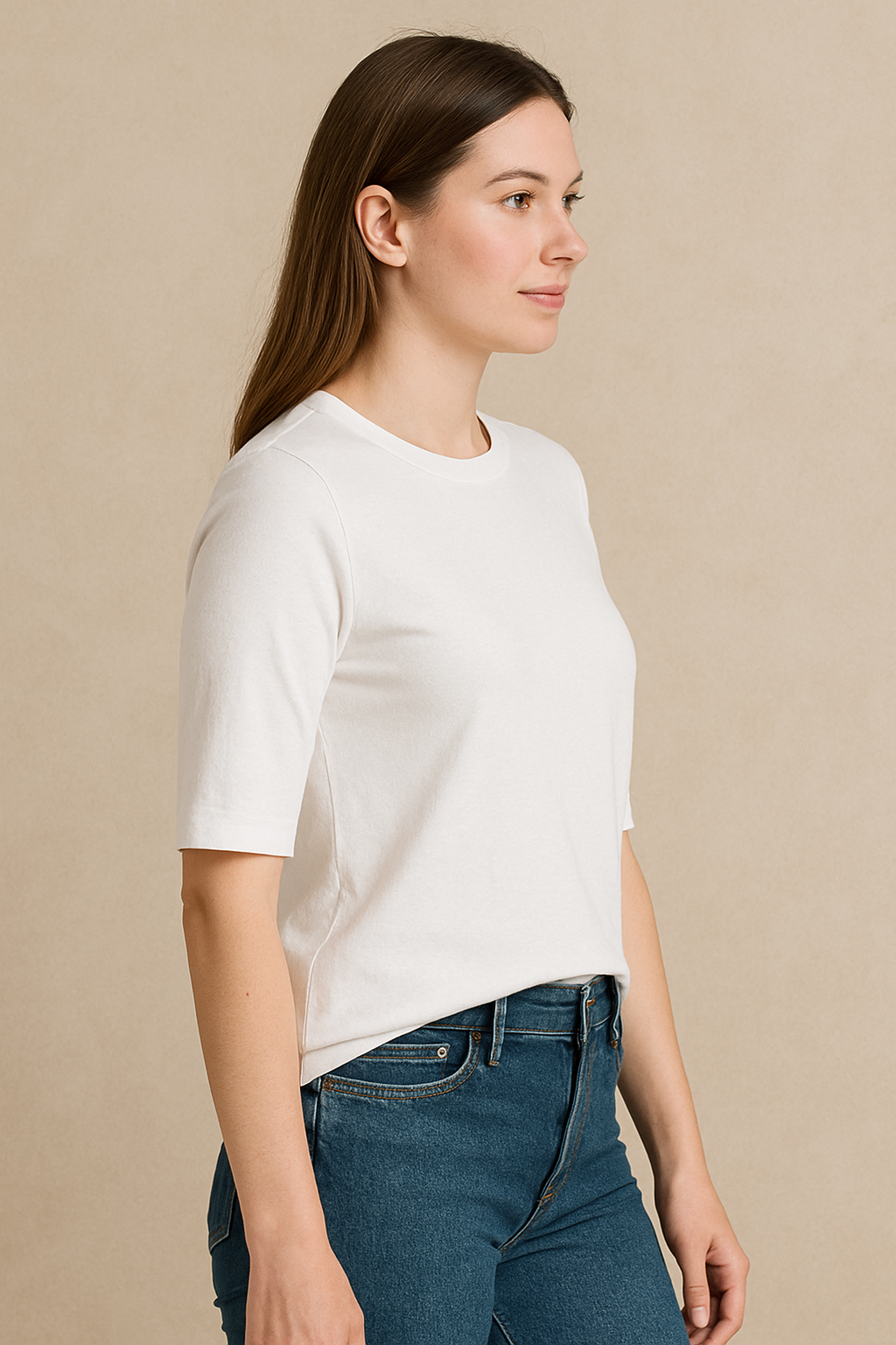 Ellene Cotton T-Shirt (White)