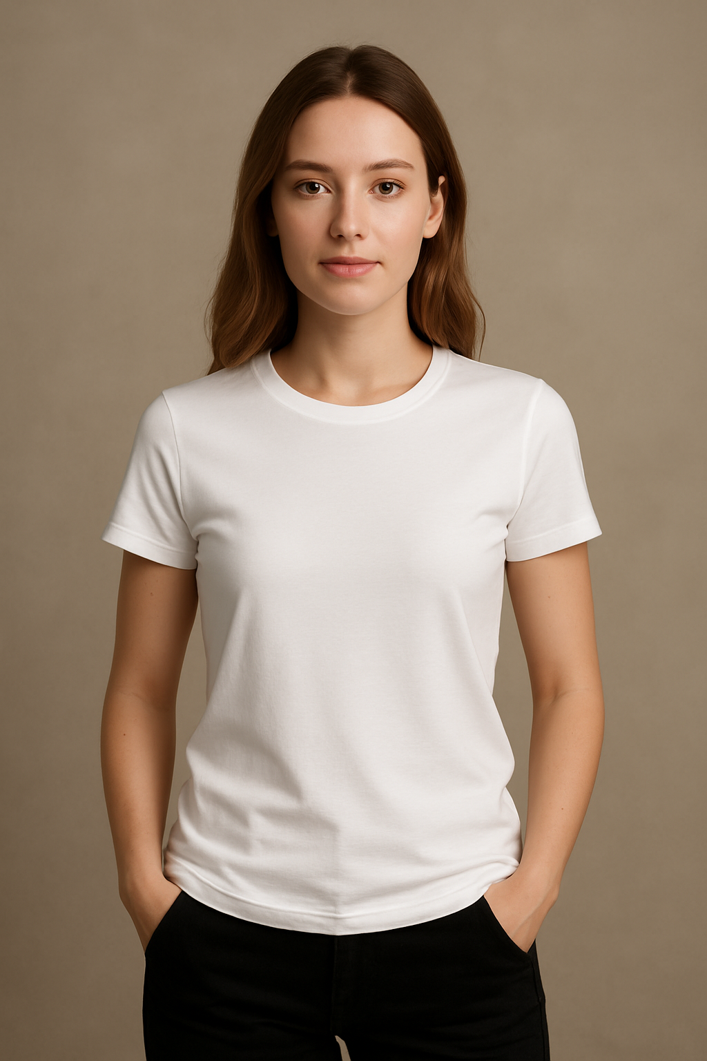 Iris Cotton T-Shirt (White)