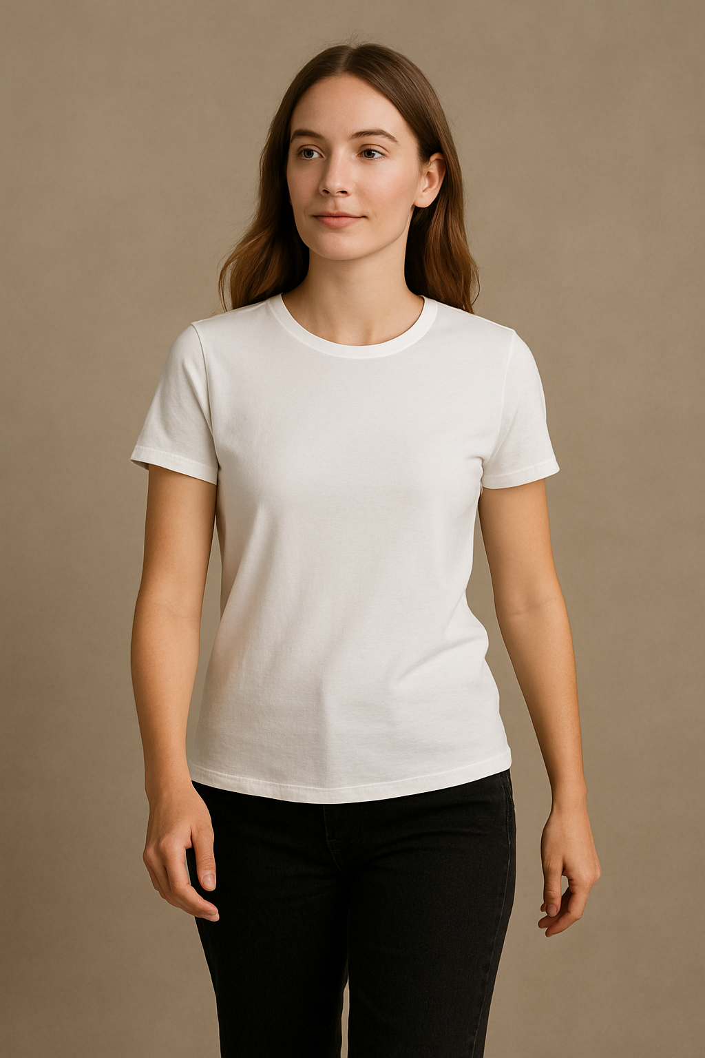 Iris Cotton T-Shirt (White)