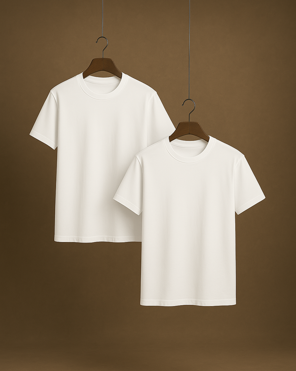 Classy T-Shirt - Pack of 2 (White + White)