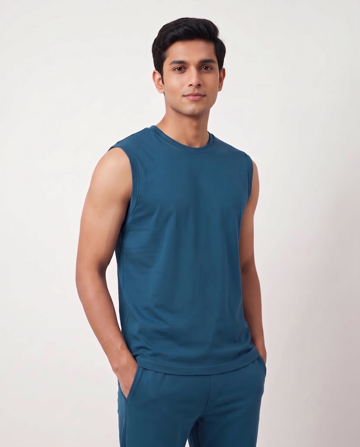 AirKnit Bamboo Tee  (Arctic Blue)
