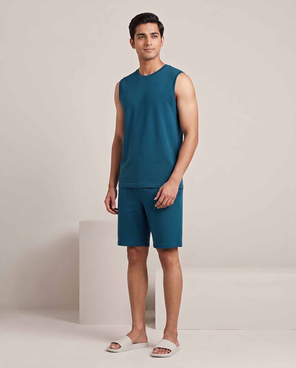 AirKnit Tee + Shorts  (Arctic Blue)