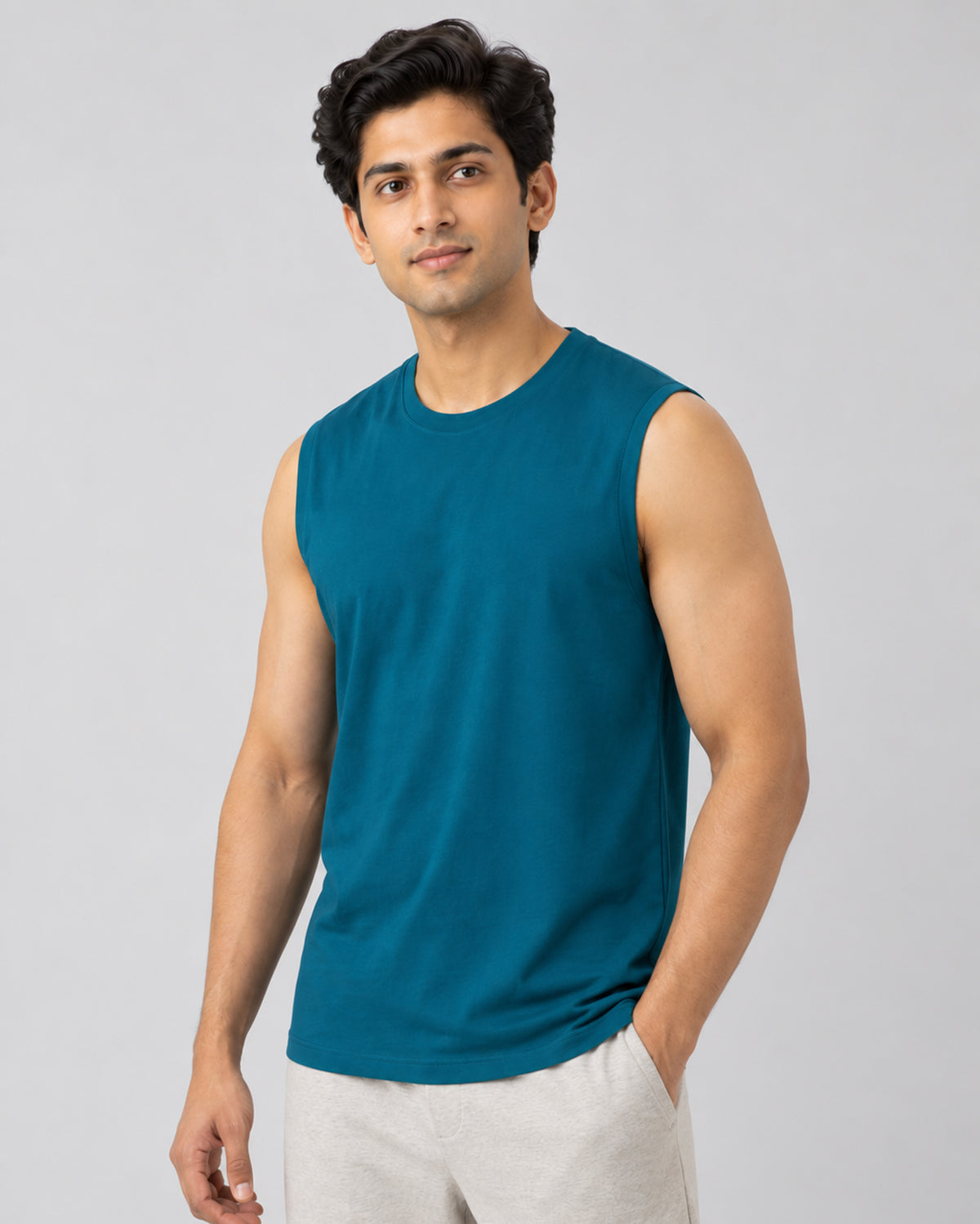 AirKnit Bamboo Tee  (Arctic Blue)