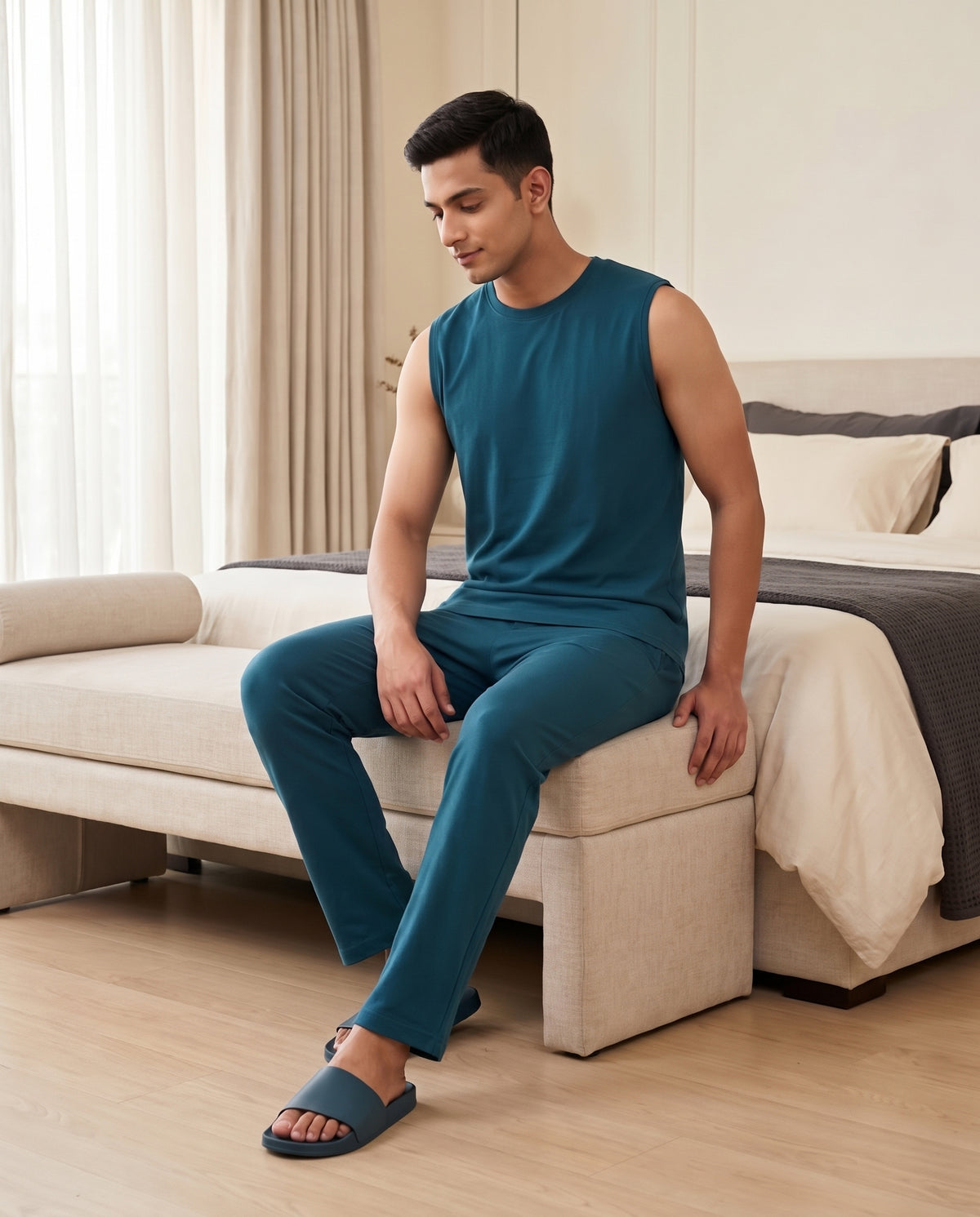 AirKnit Tee + Pant  (Arctic Blue)