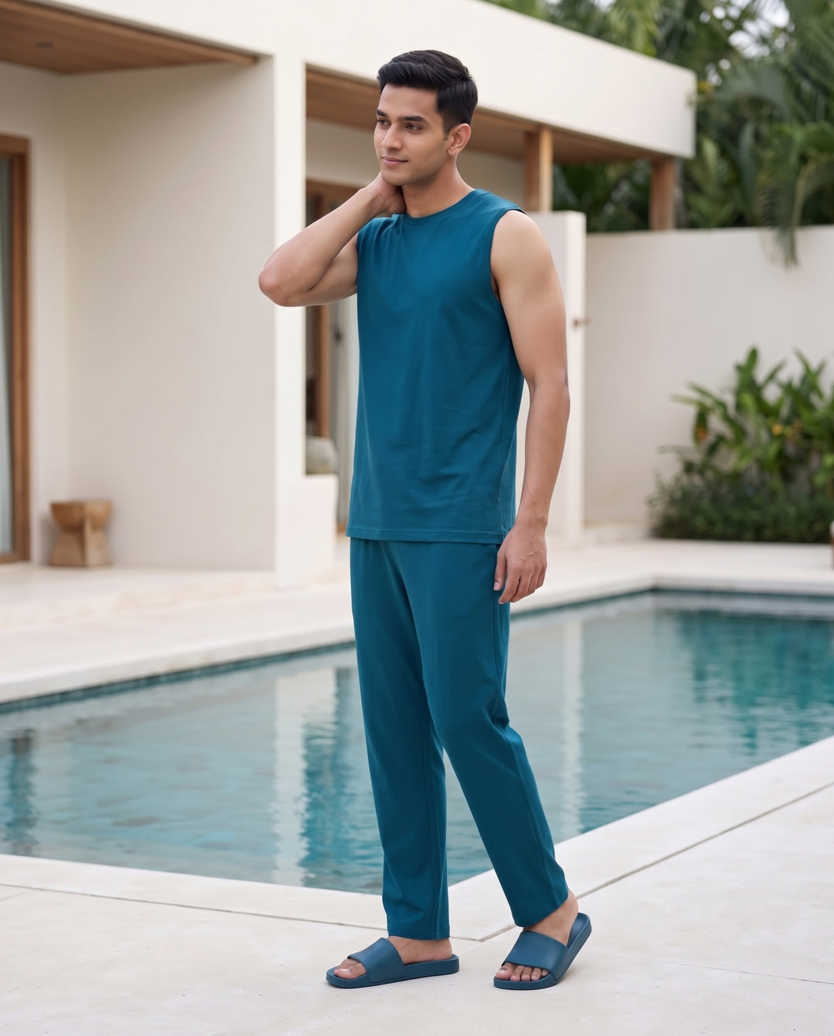 AirKnit Tee + Pant  (Arctic Blue)