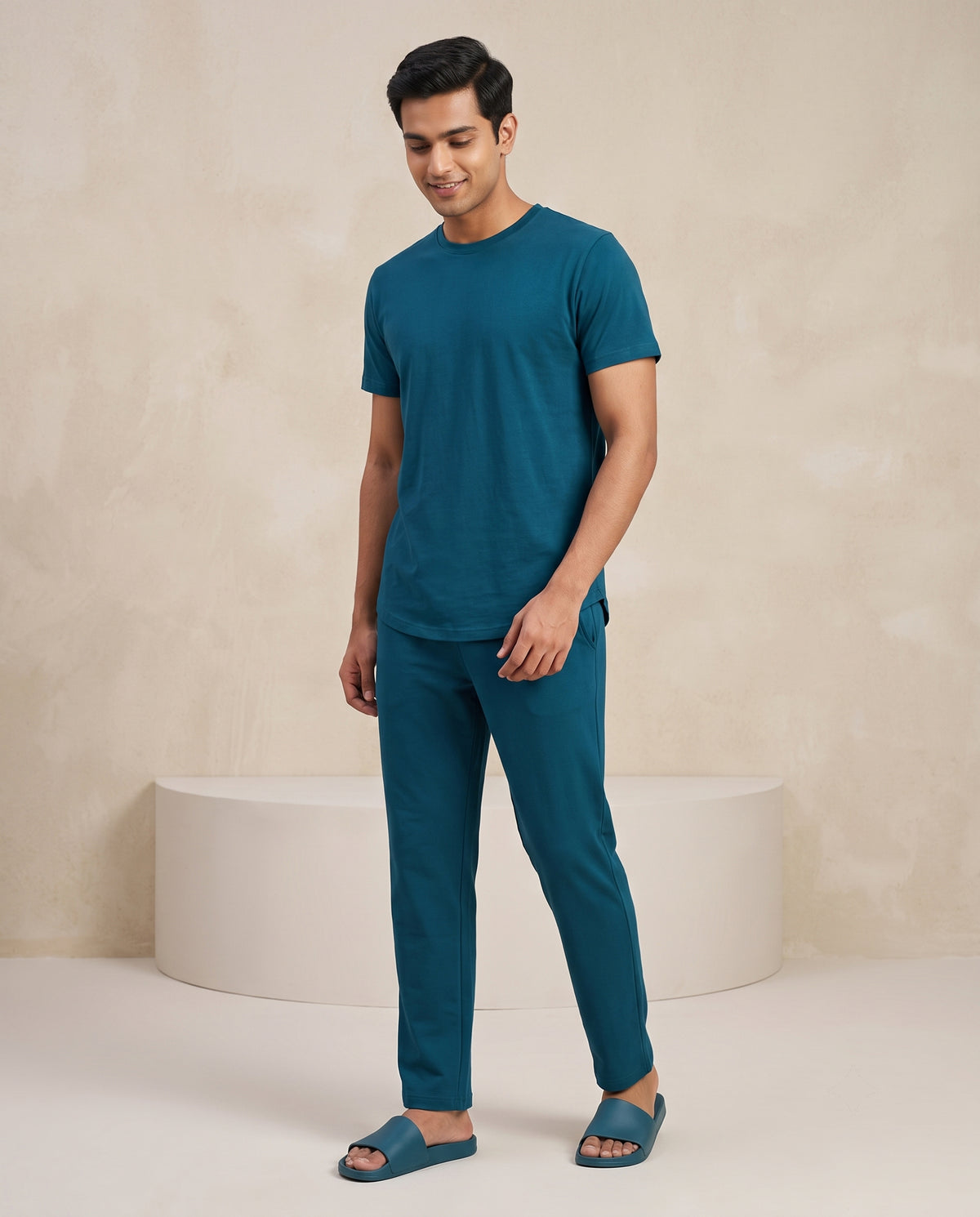 Cosmo T-Shirt + Pant Set  (Arctic Blue)