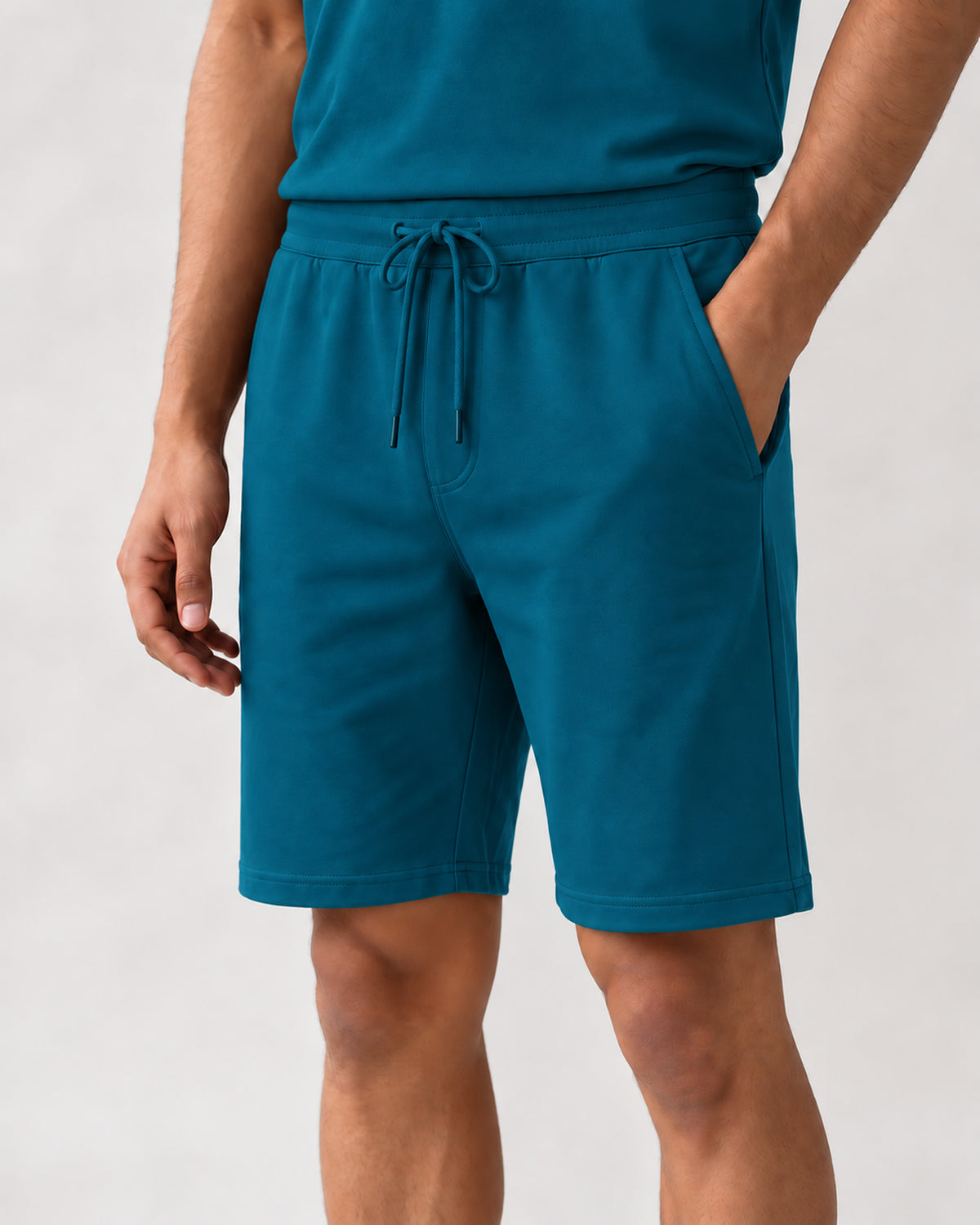 Hushy Bamboo Shorts  (Arctic Blue)