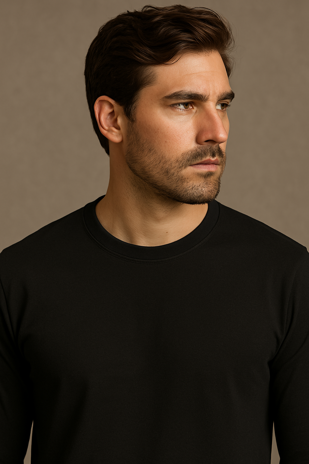 Elffie Cotton T-Shirt  (Black)