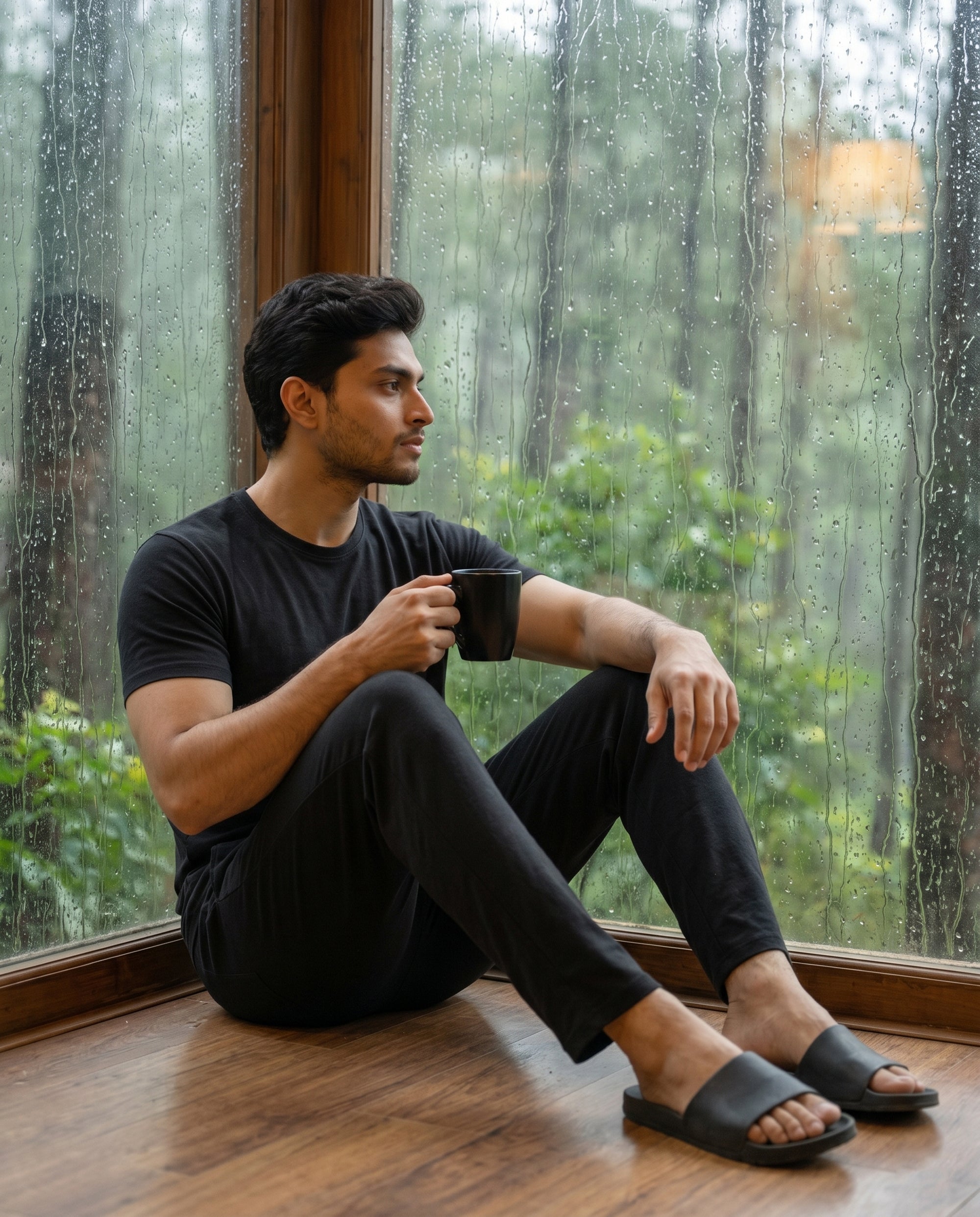 Cosmo T-Shirt + Pant  (True Black)