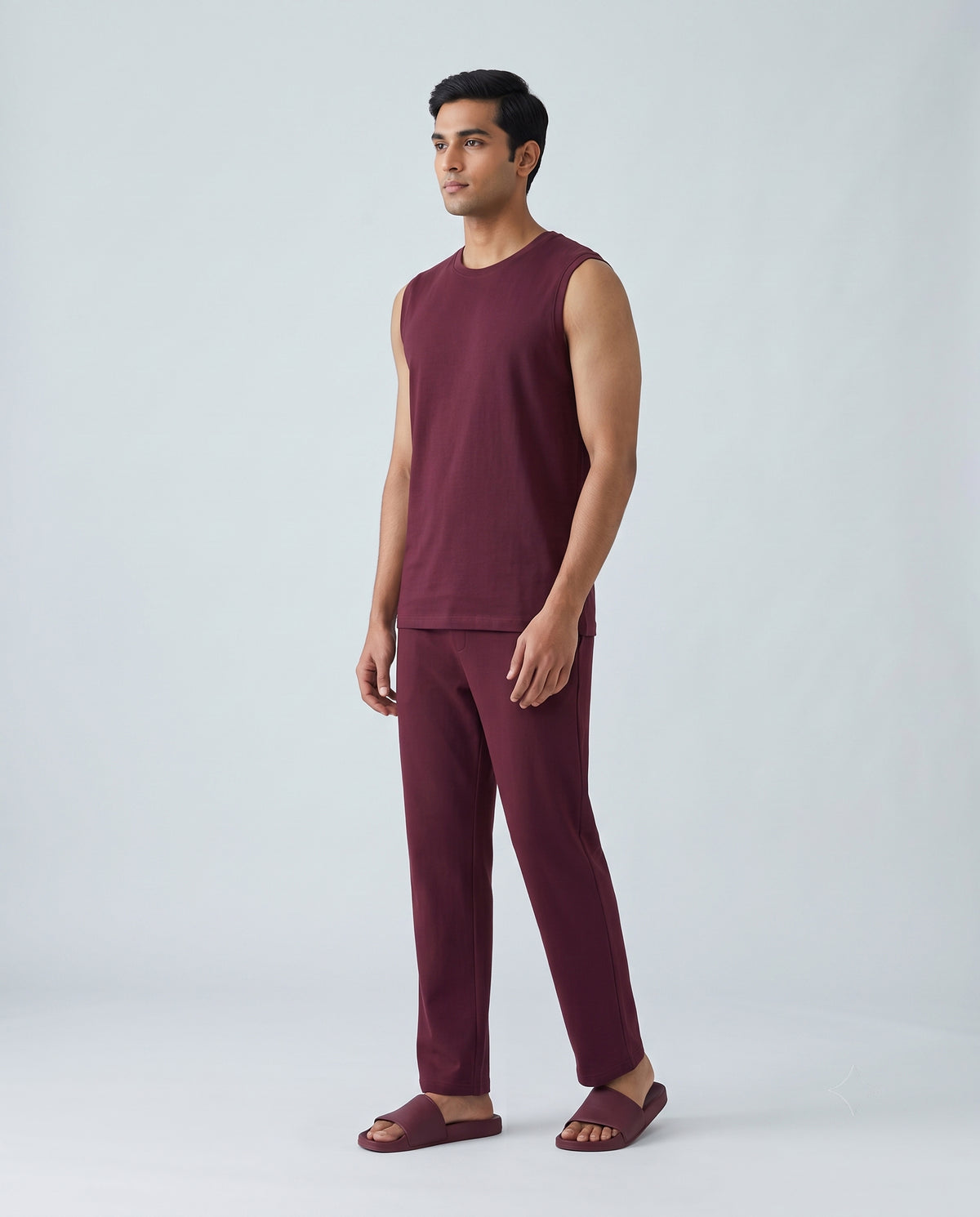 AirKnit Tee + Pant  (Burgundy)