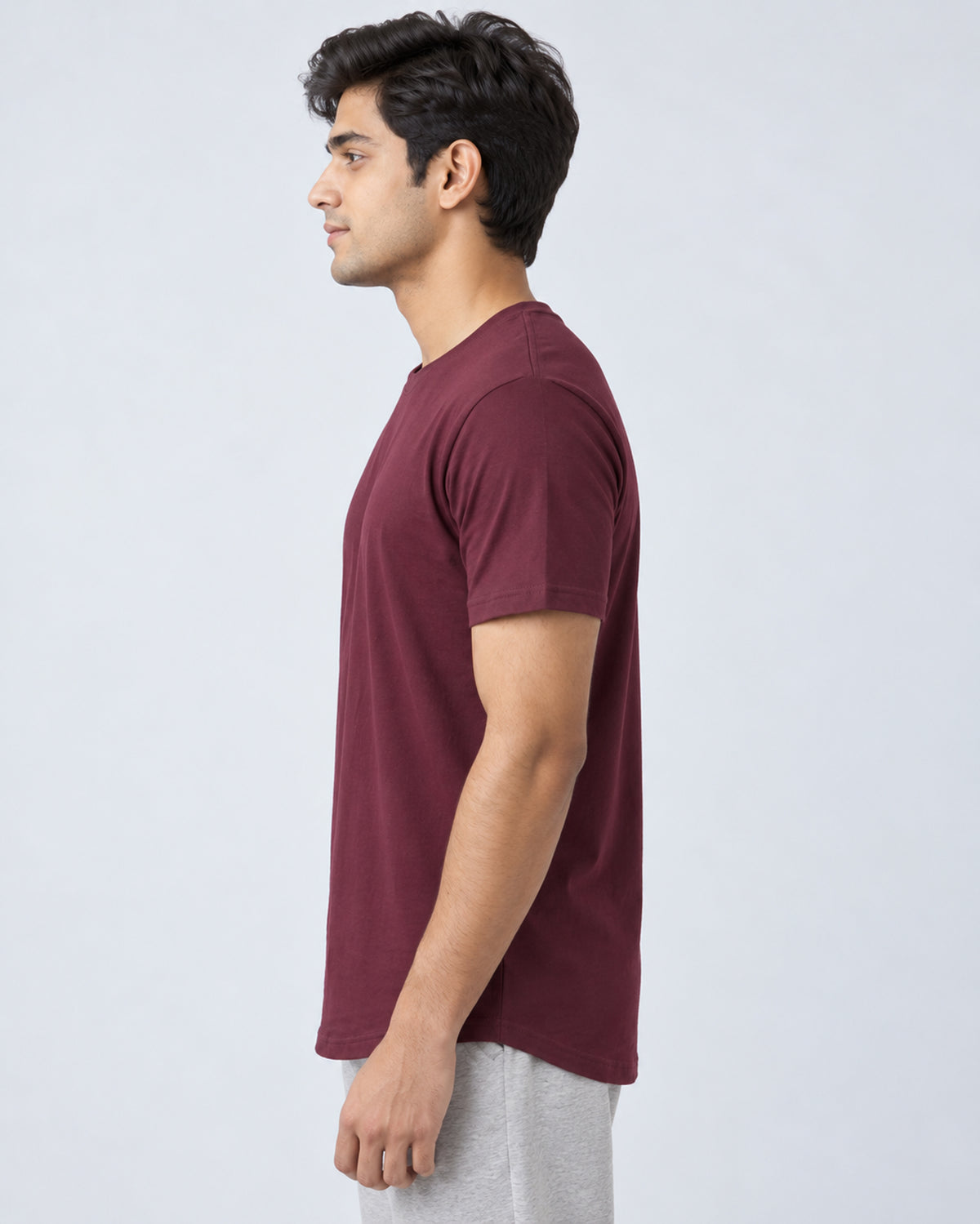 Cosmo Bamboo T-shirt  (Burgundy)