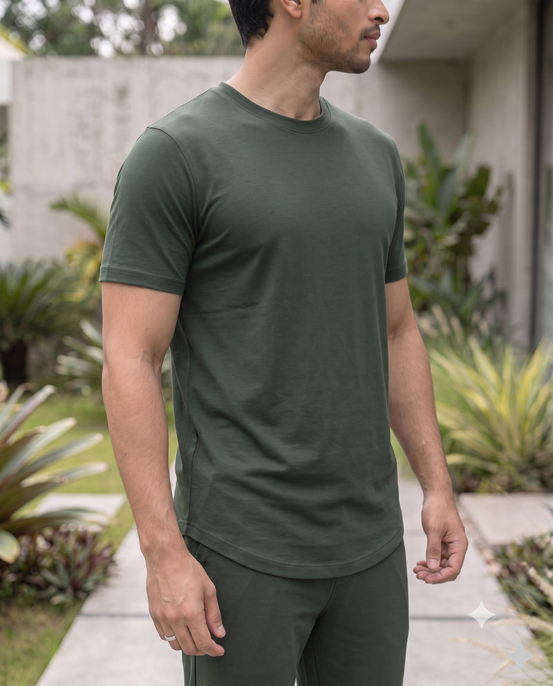 Cosmo Bamboo T-Shirt  (Dark Green)
