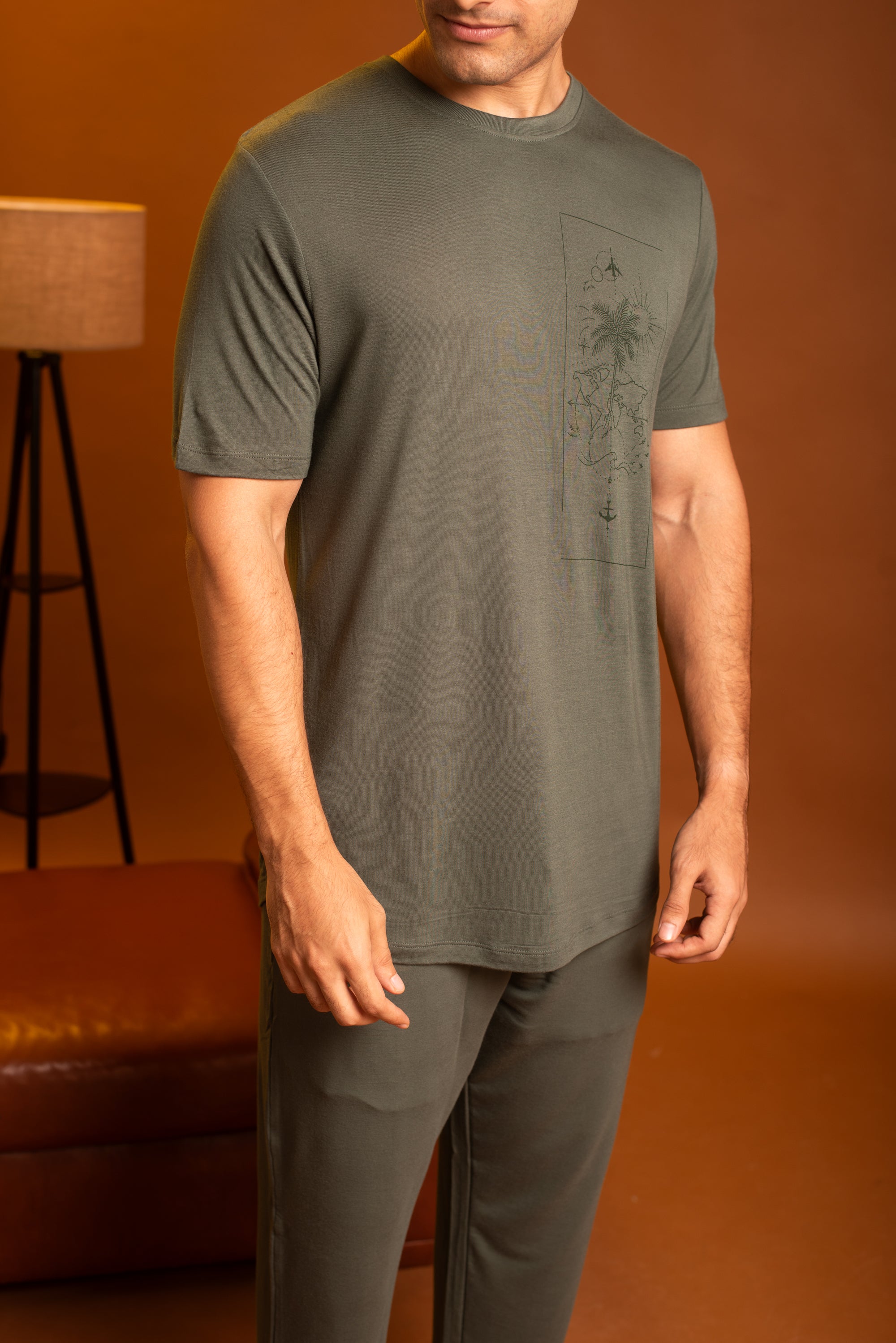 Cosmo Bamboo T-Shirt  (Dark Green)