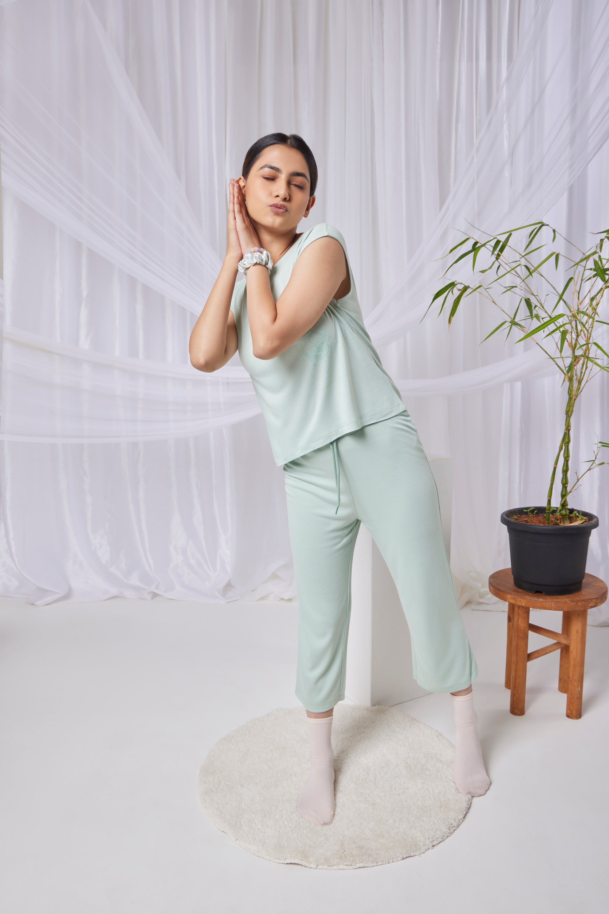 Nova Capri Pant  (Fresh Mint)