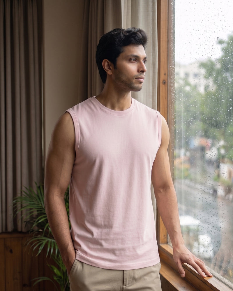 AirKnit Bamboo Tee  (Pearl Pink)