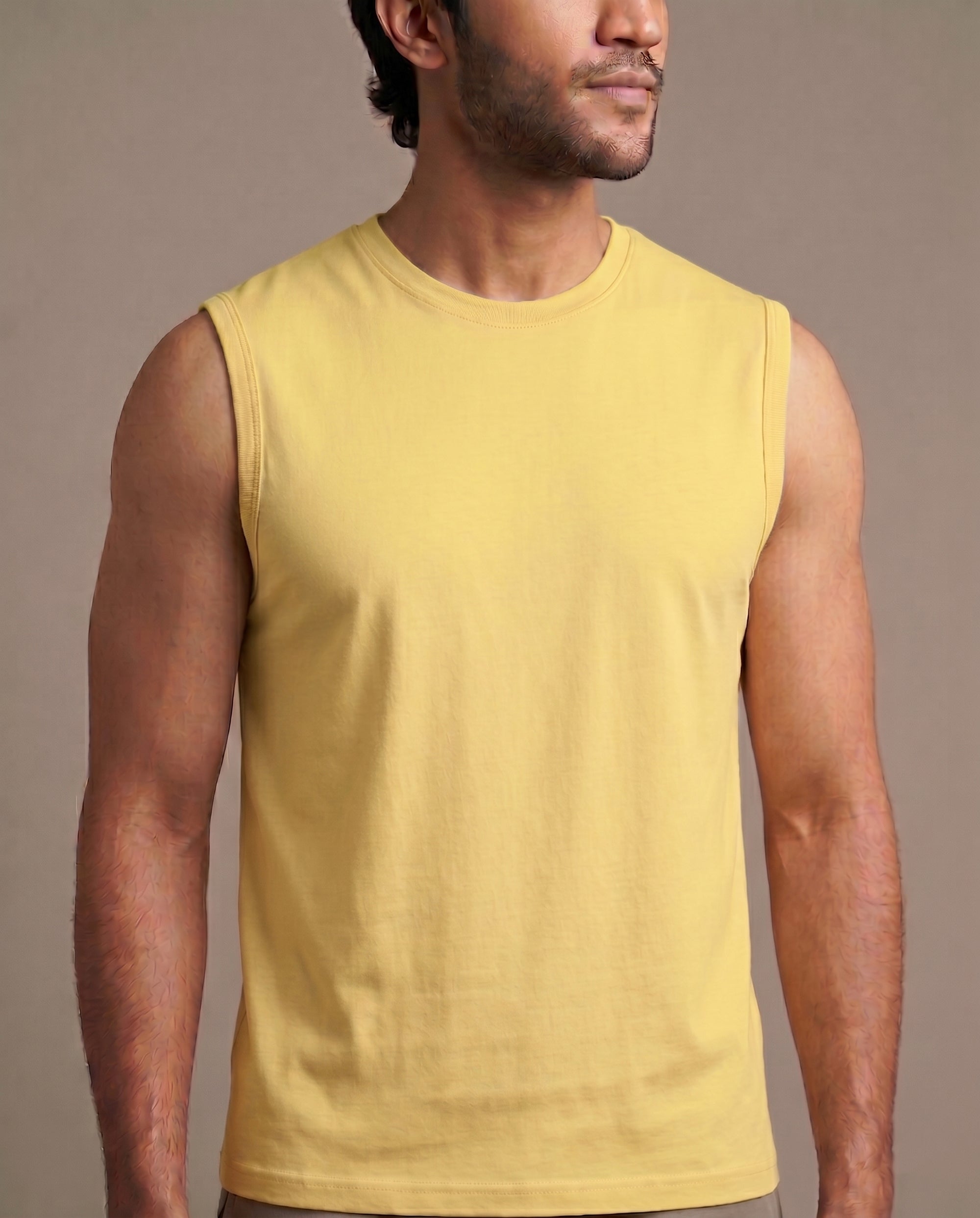 AirKnit Bamboo Tee  (Canary Yellow)