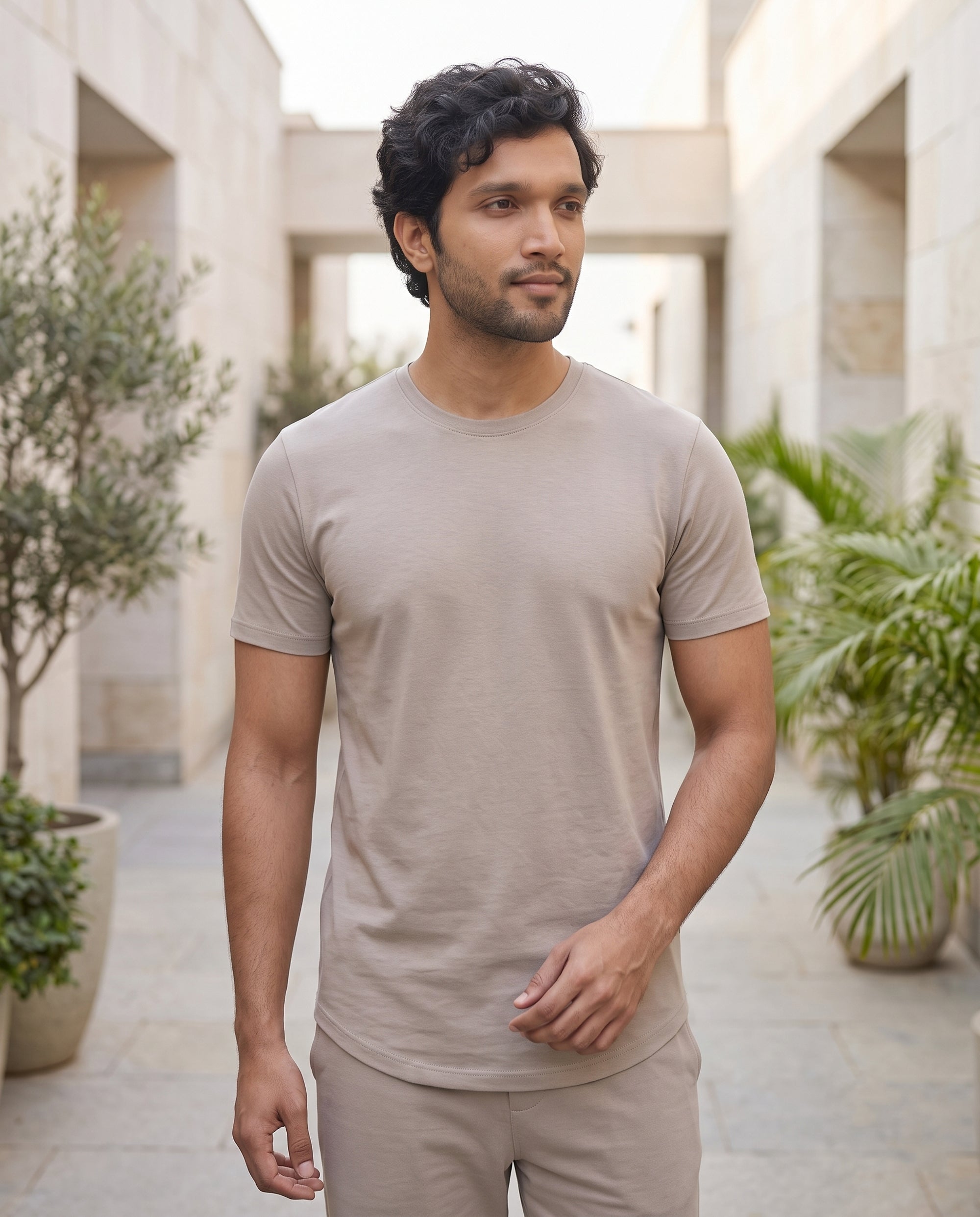 Cosmo Bamboo T-Shirt  (Grey Mocha)
