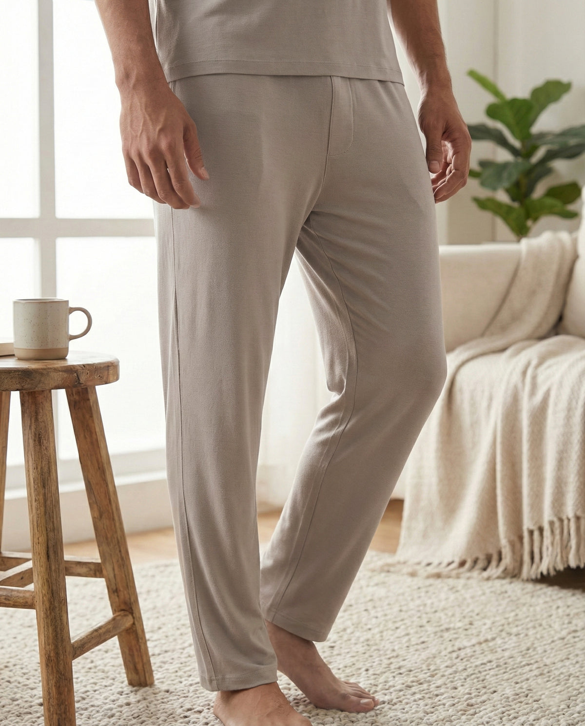 GreyMocha Urbanite lounge pant for men, soft comfortable loungewear for relaxed everyday wear