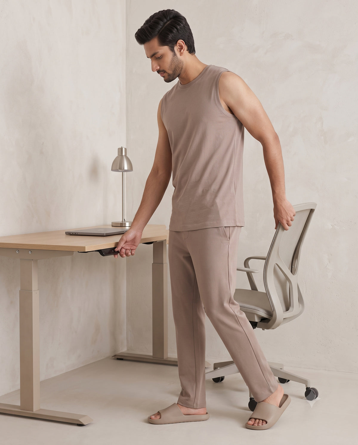 AirKnit Tee + Pant  (Hazelnut)