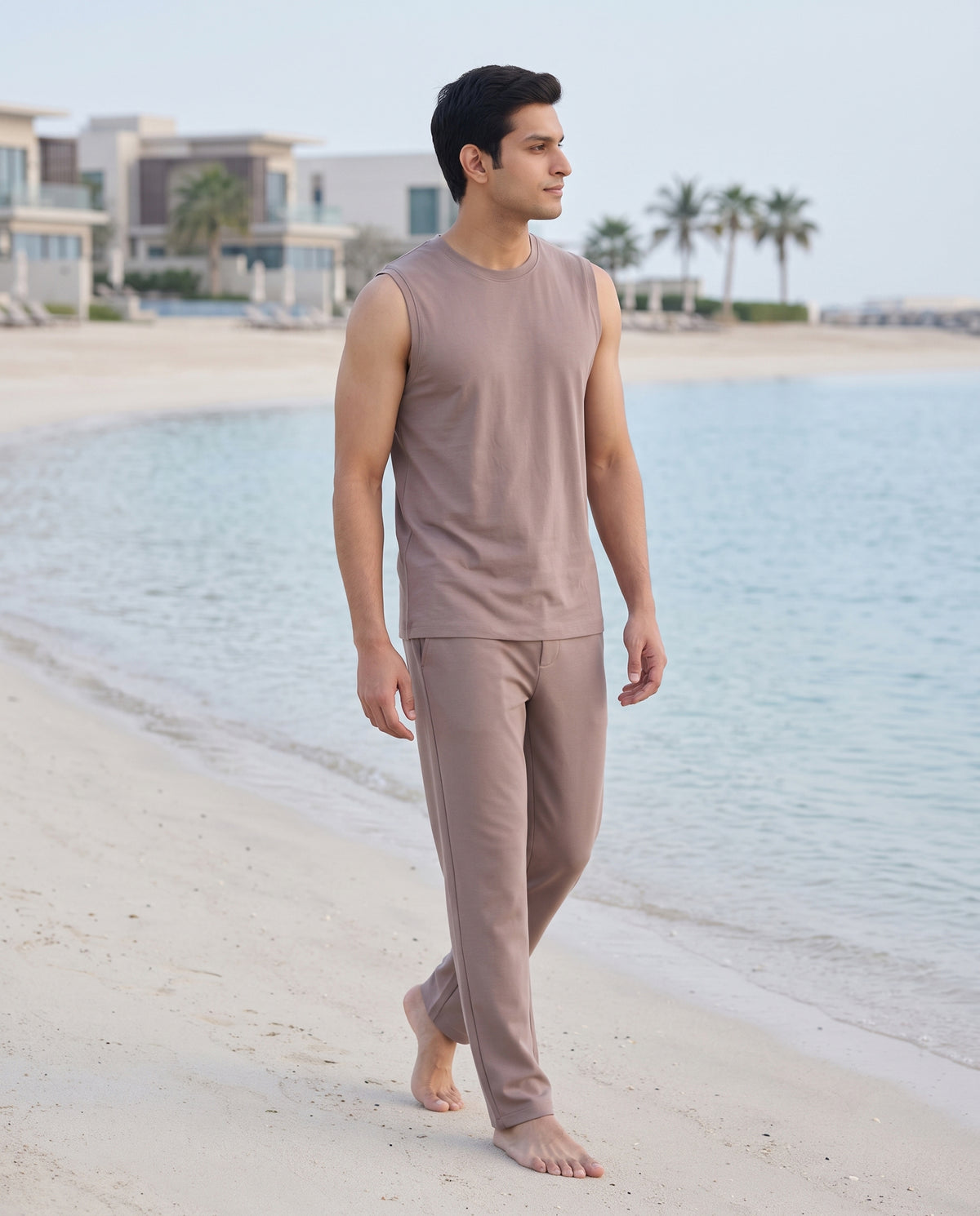 AirKnit Tee + Pant  (Hazelnut)