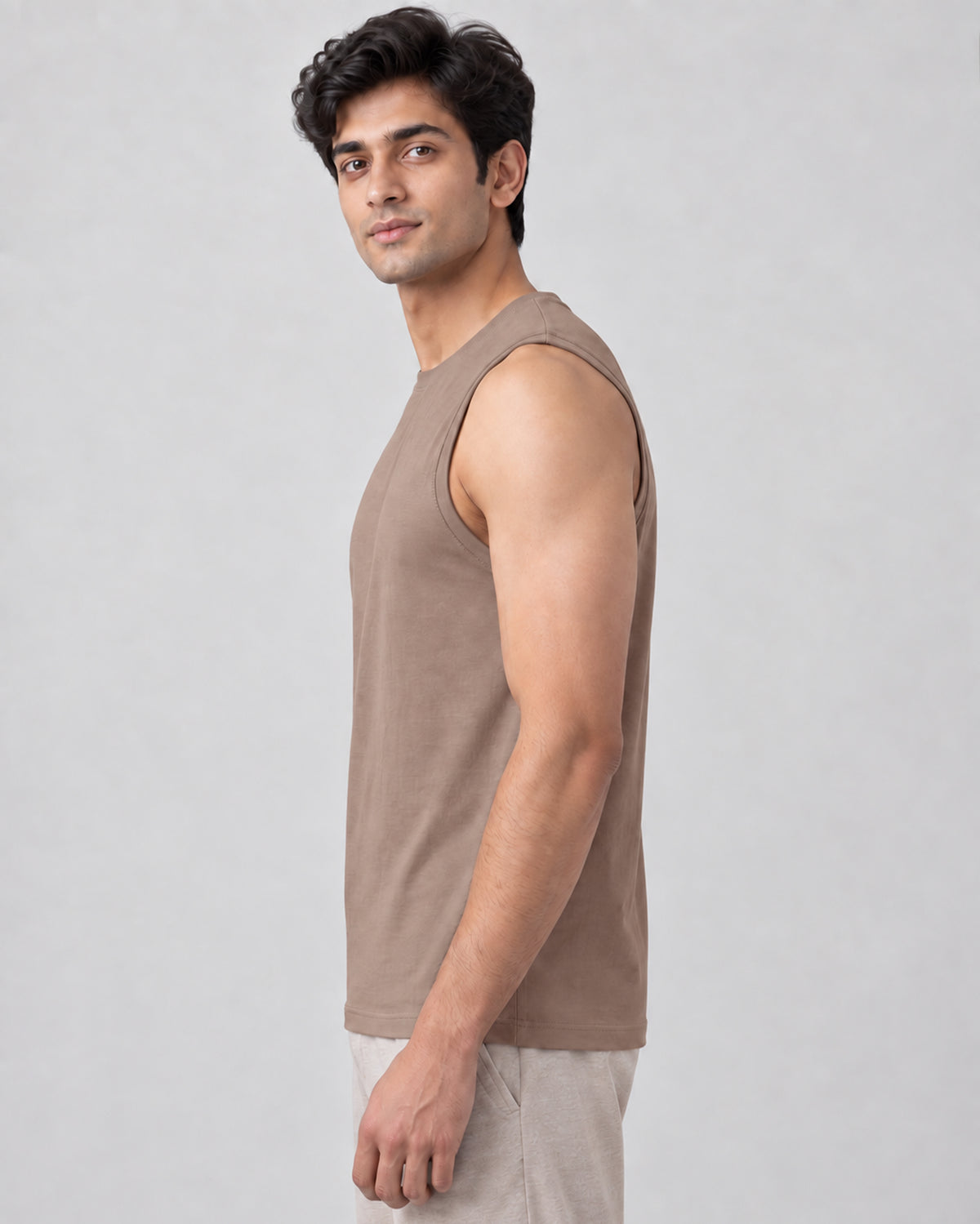 AirKnit Bamboo Tee  (Hazelnut)