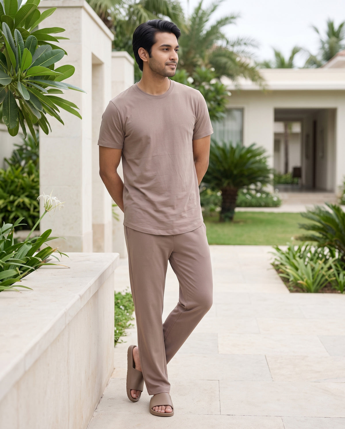 Cosmo T-Shirt + Pant  (Hazelnut)