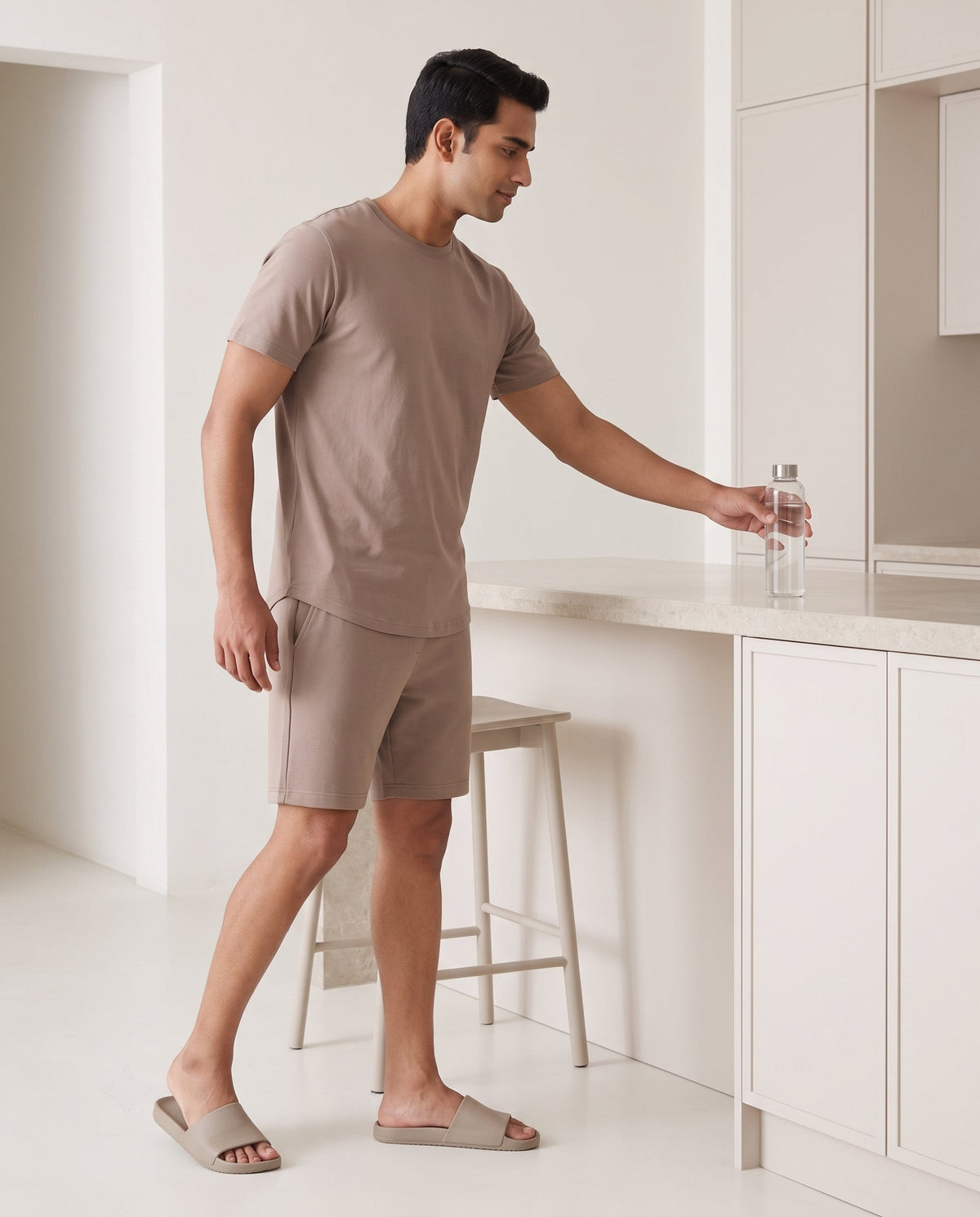Cosmo T-Shirt + Shorts  (Hazelnut)