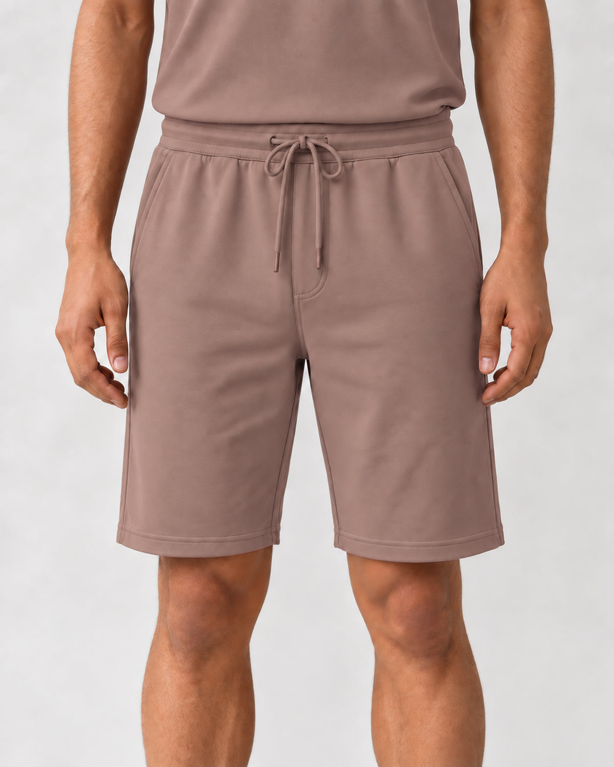 Hushy Bamboo Shorts  (Hazelnut)