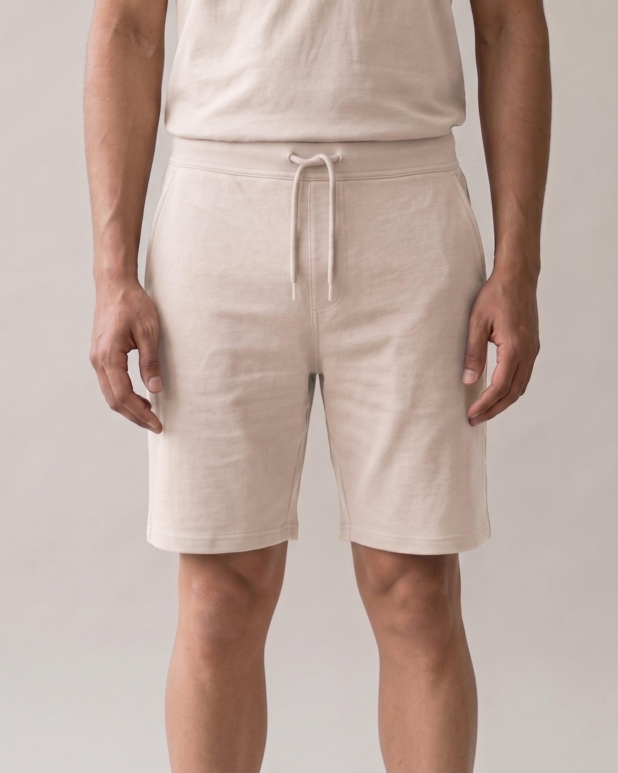 Irish cream Hushy bamboo cotton loungewear with ultra-soft breathable comfort and thermoregulating fabric for restful wear