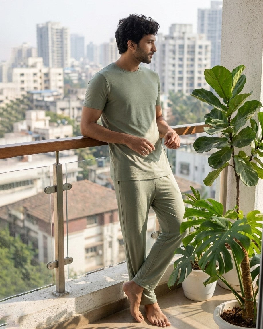 Cosmo T-Shirt + Pant  (Laurel Green)