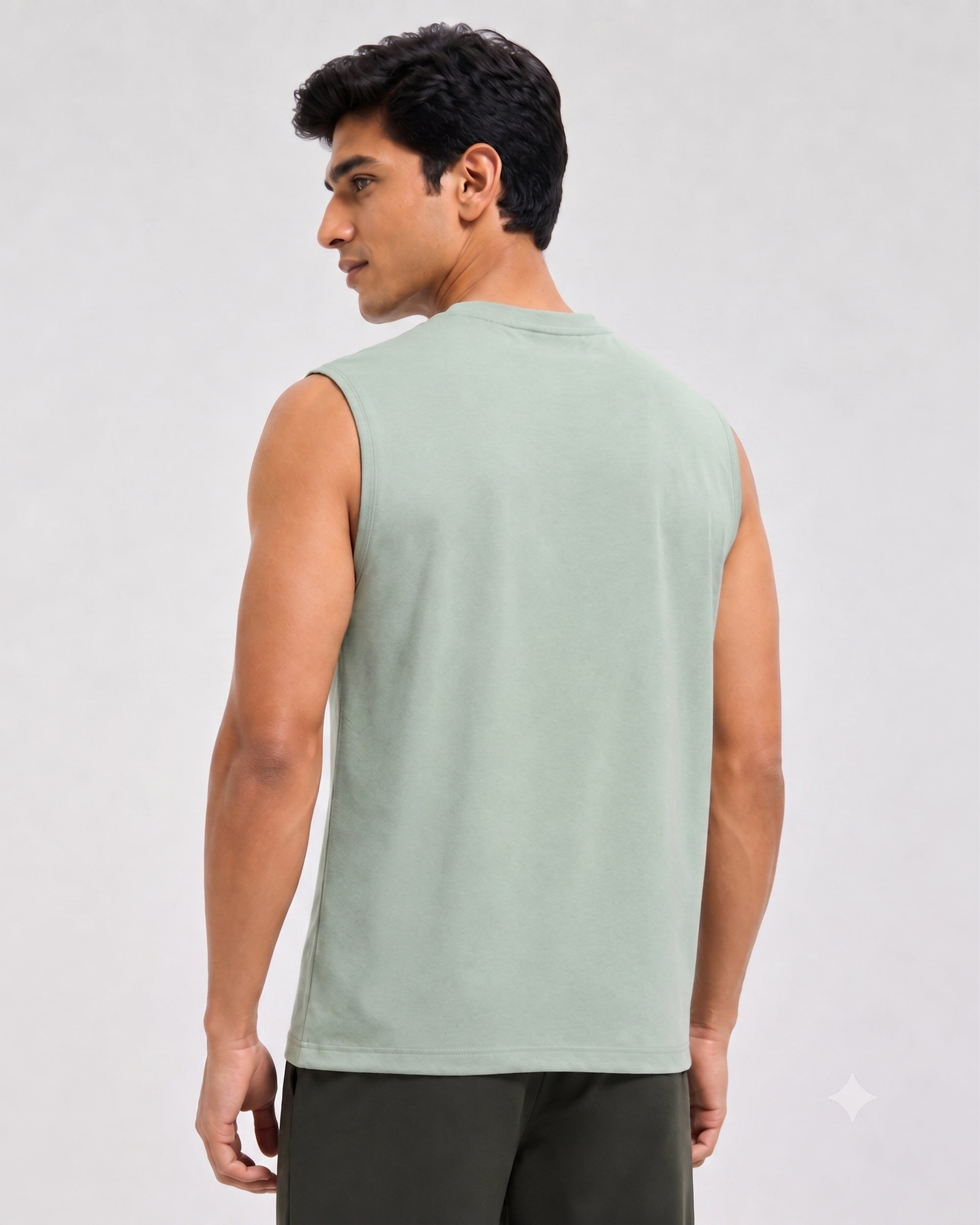 AirKnit Bamboo Tee  (Laurel Green)